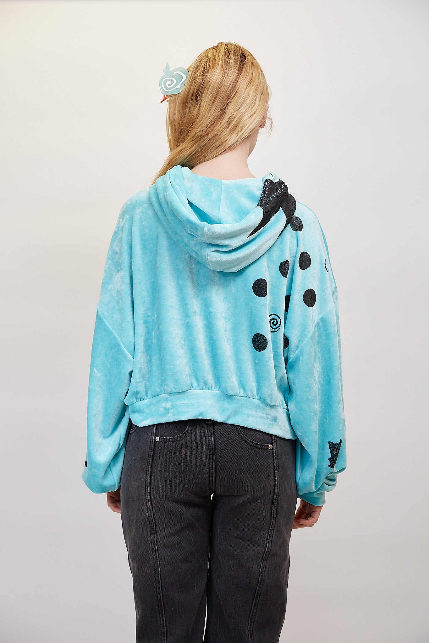 Aqua hoodie