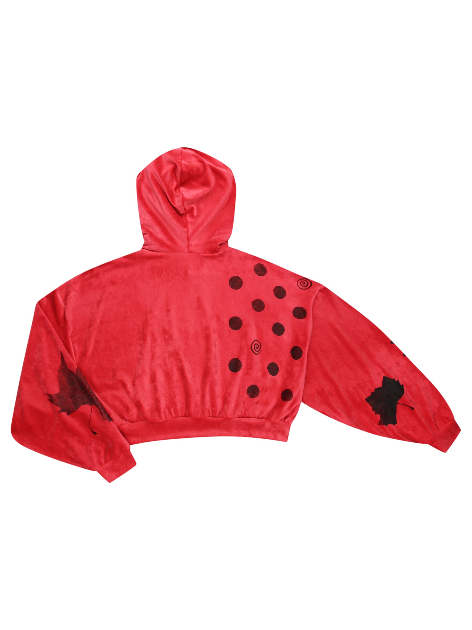 Yummy mummy hoodie in red
