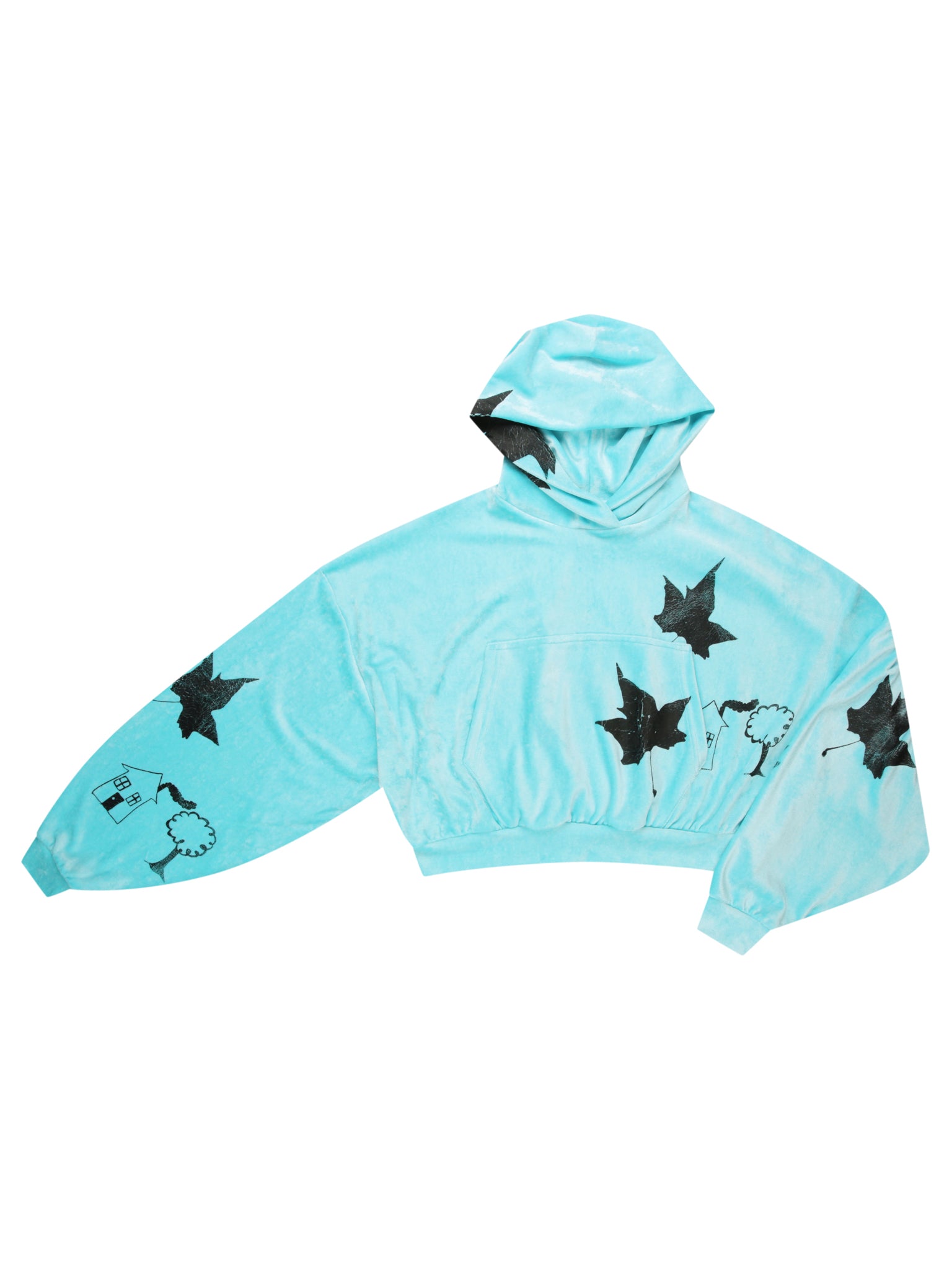 Aqua hoodie