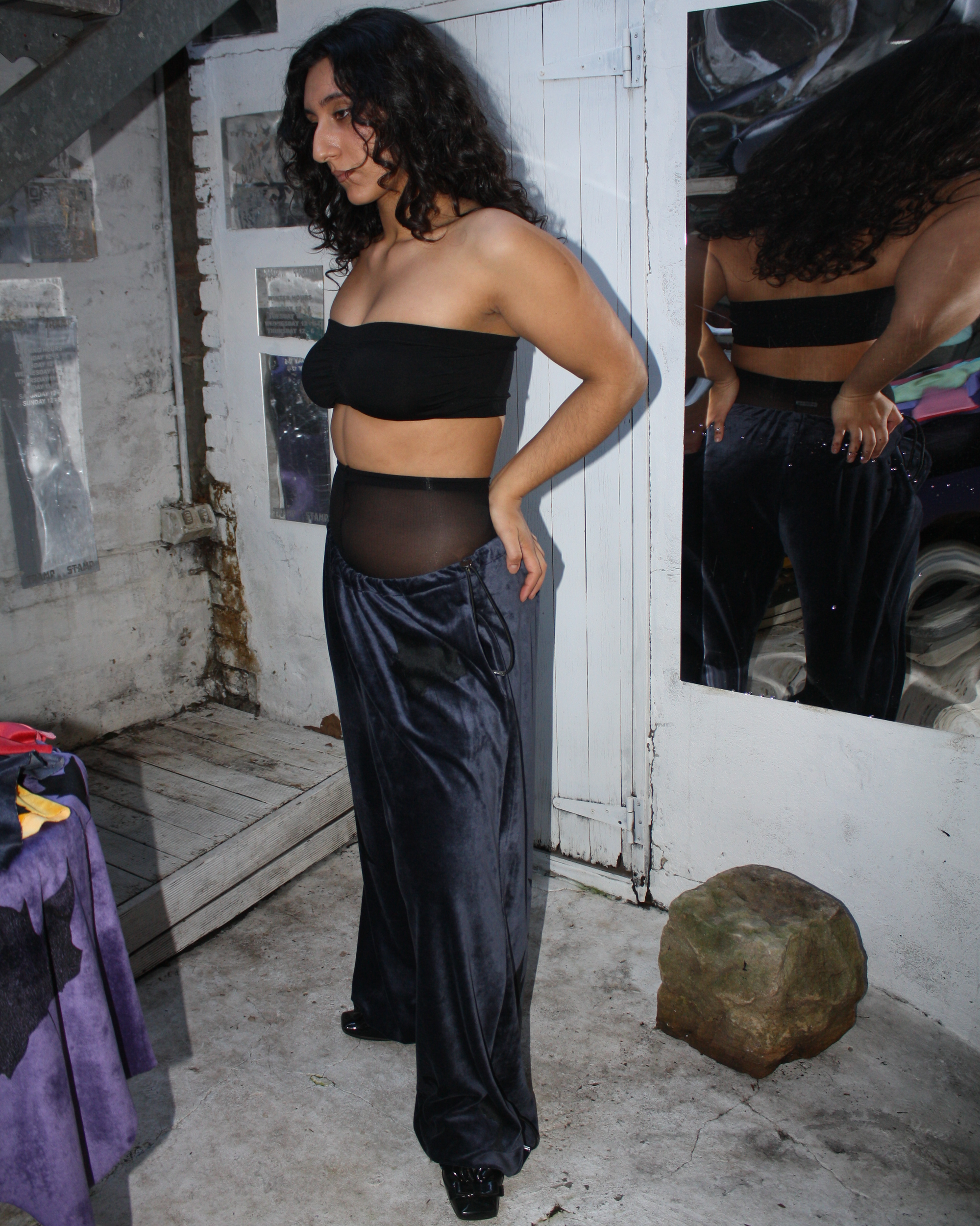 Yummy Mummy Trackpants in midnight