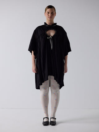 holy smock dress in black