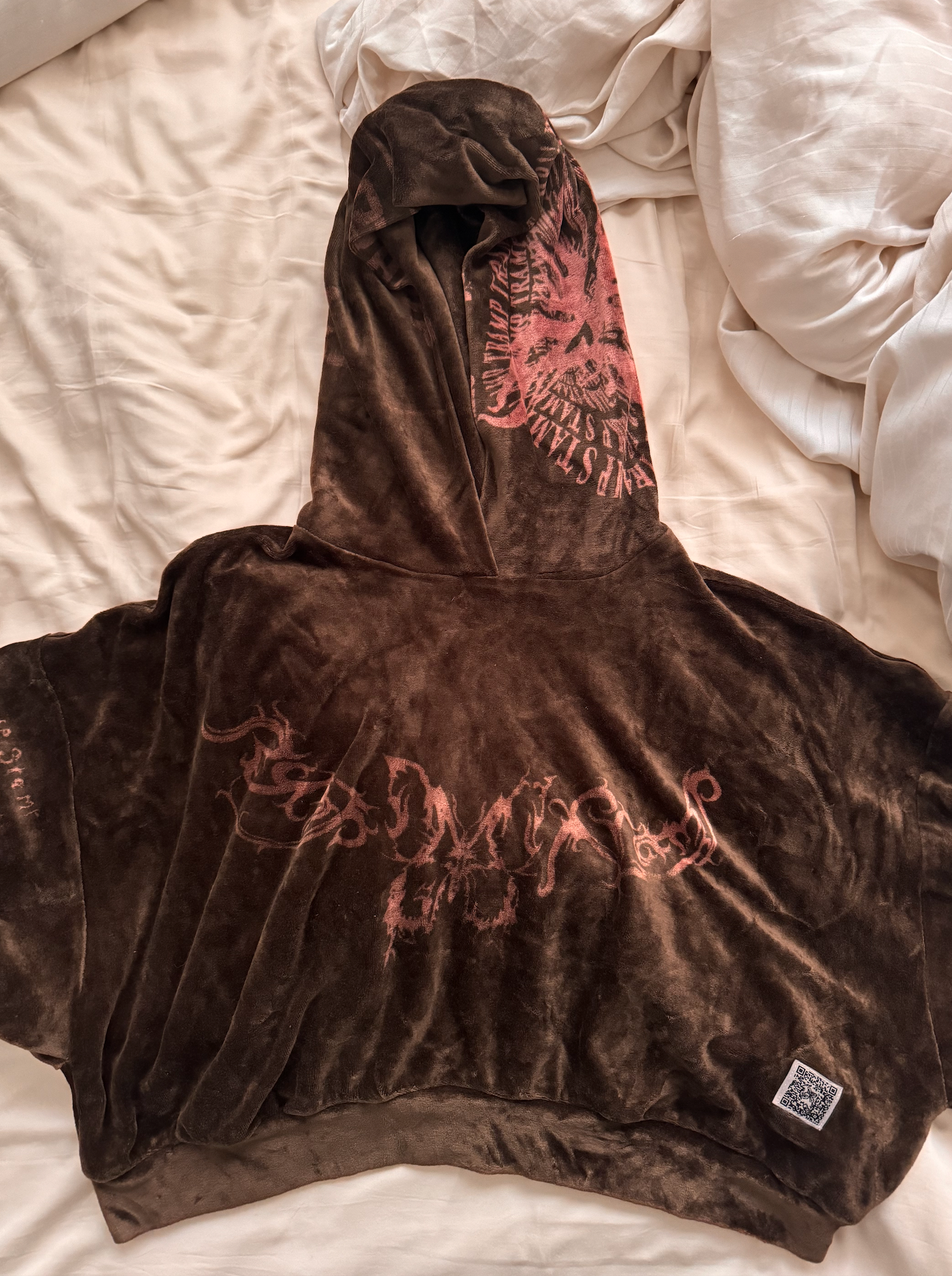 Yummy mummy hoodie in teddy