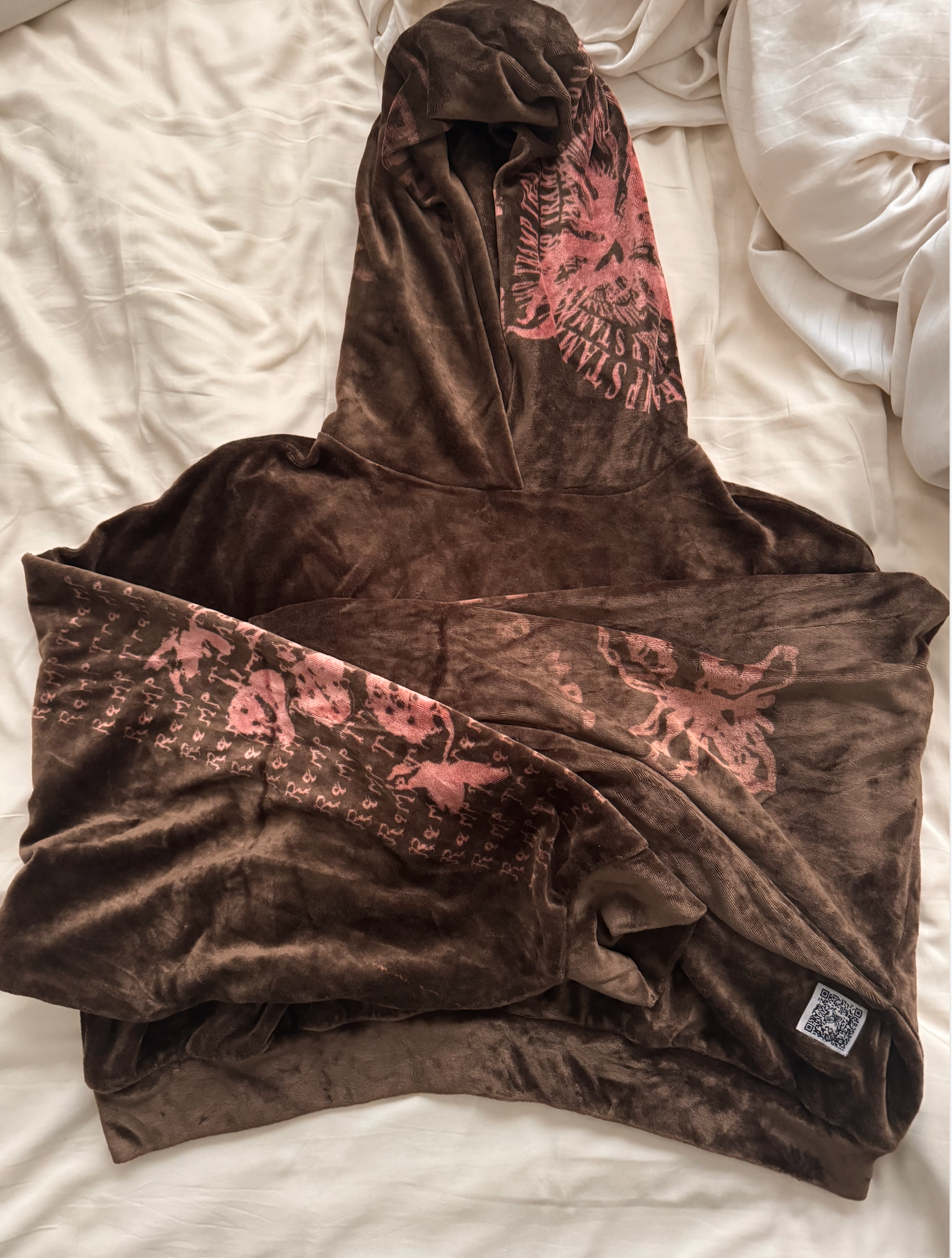 Yummy mummy hoodie in teddy