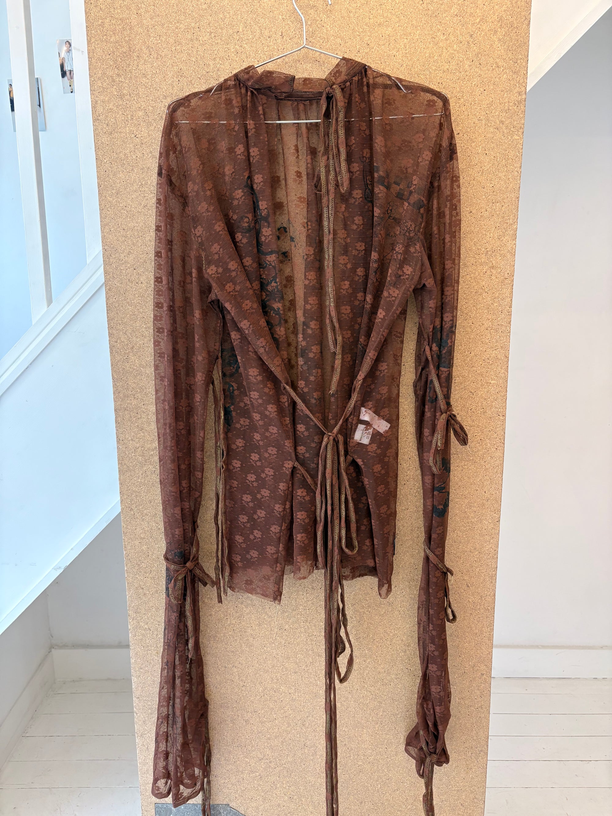 Brown Lace Blouse