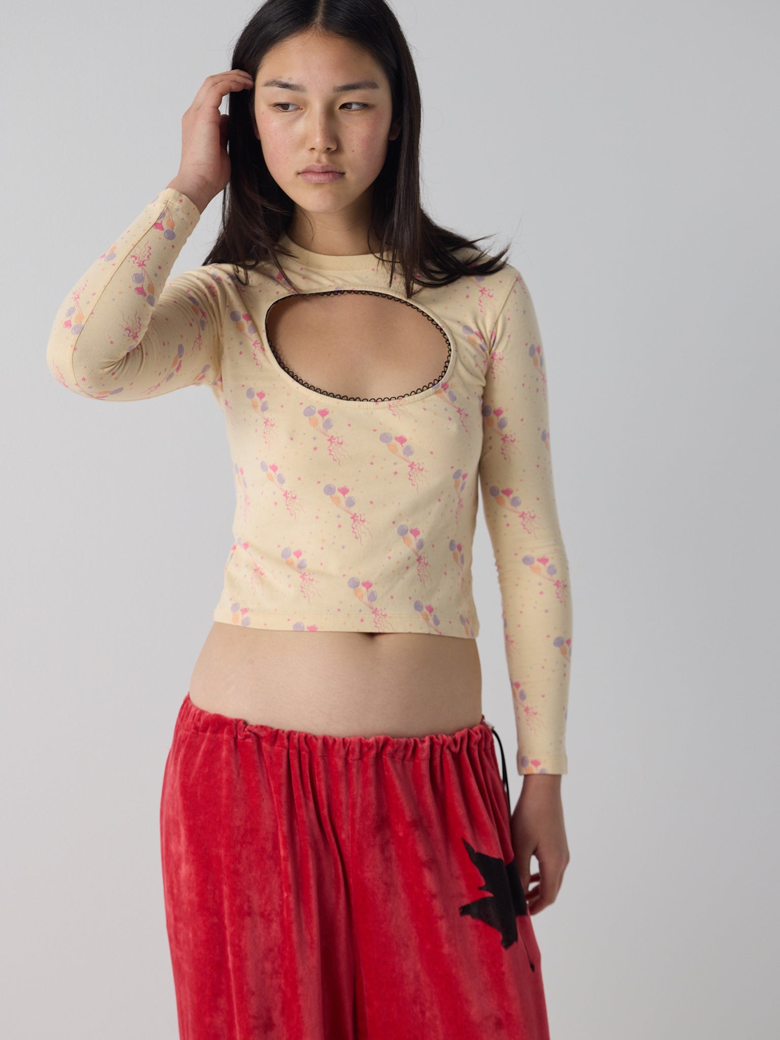 logo removal long sleeve in party