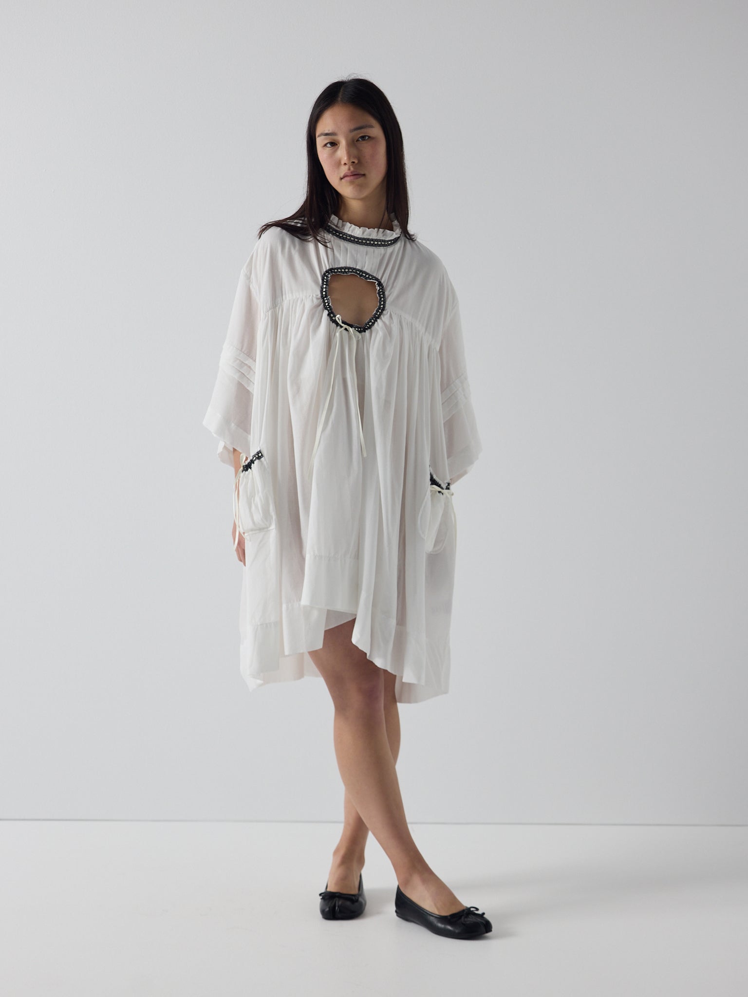 holy smock dress in tooth