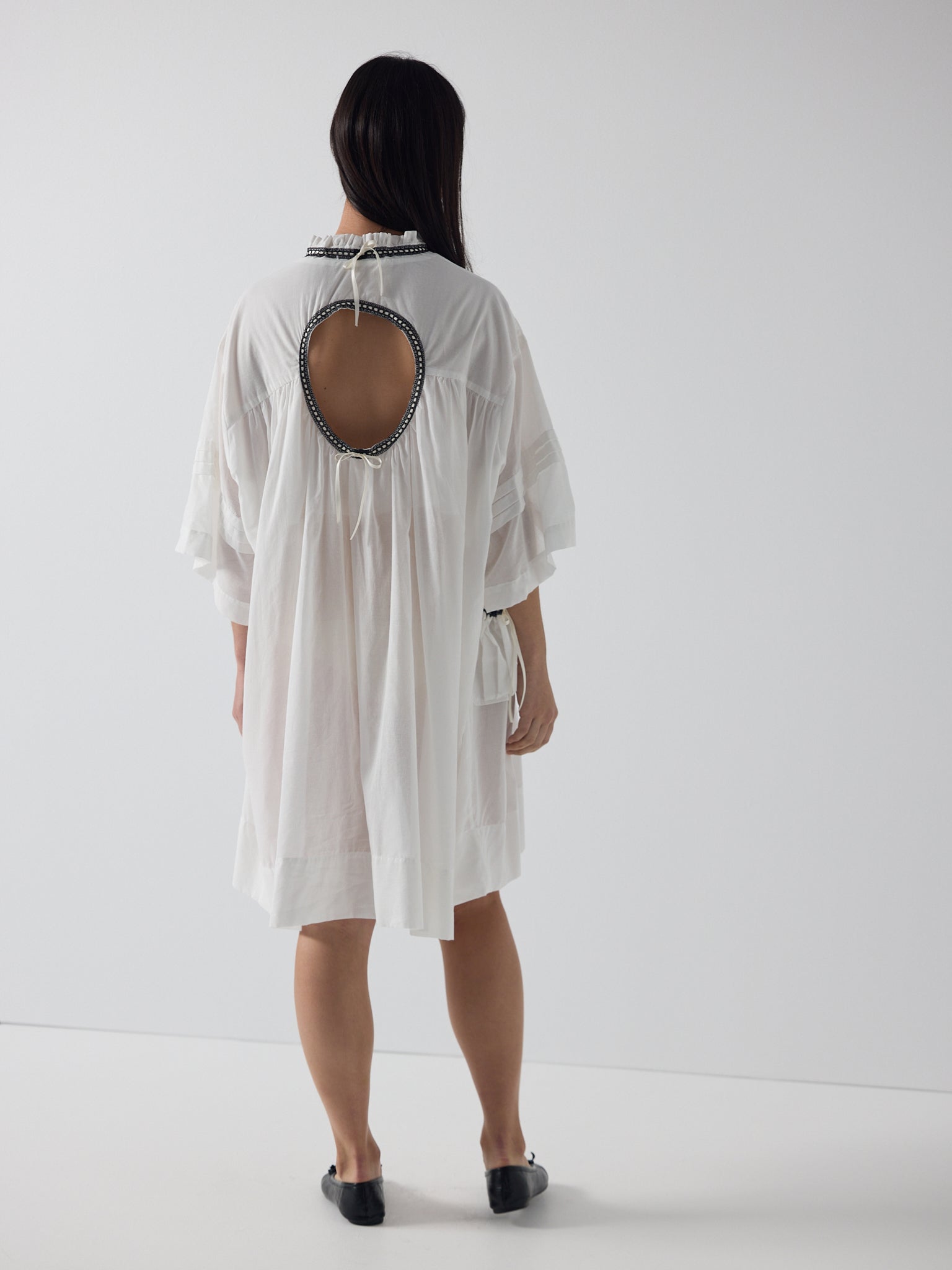 holy smock dress in tooth