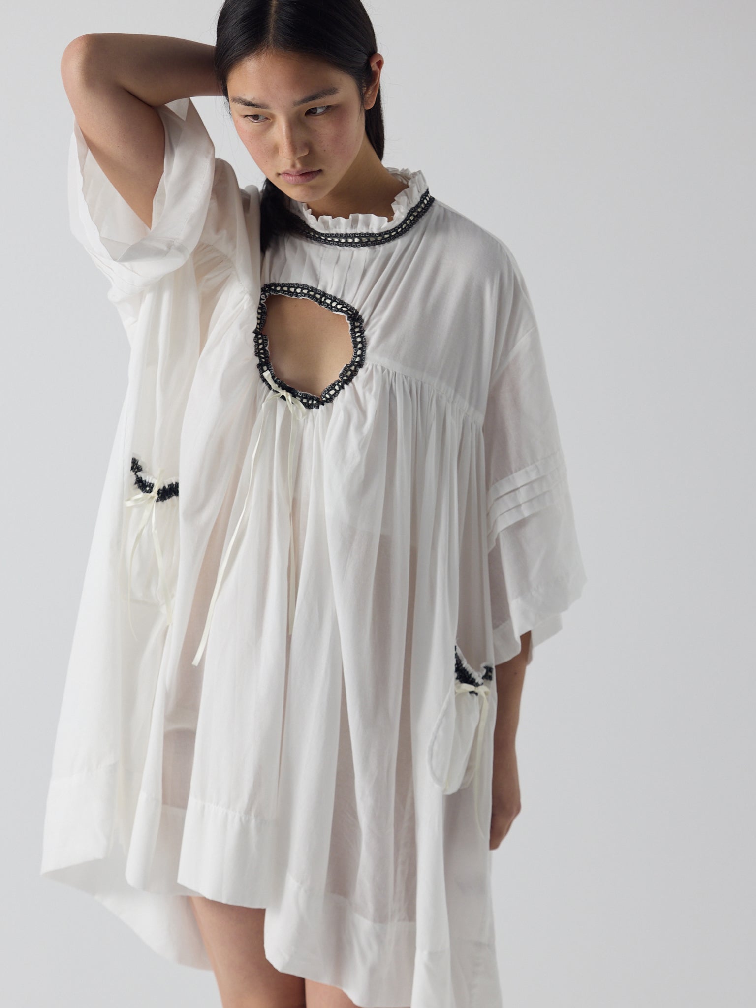 holy smock dress in tooth