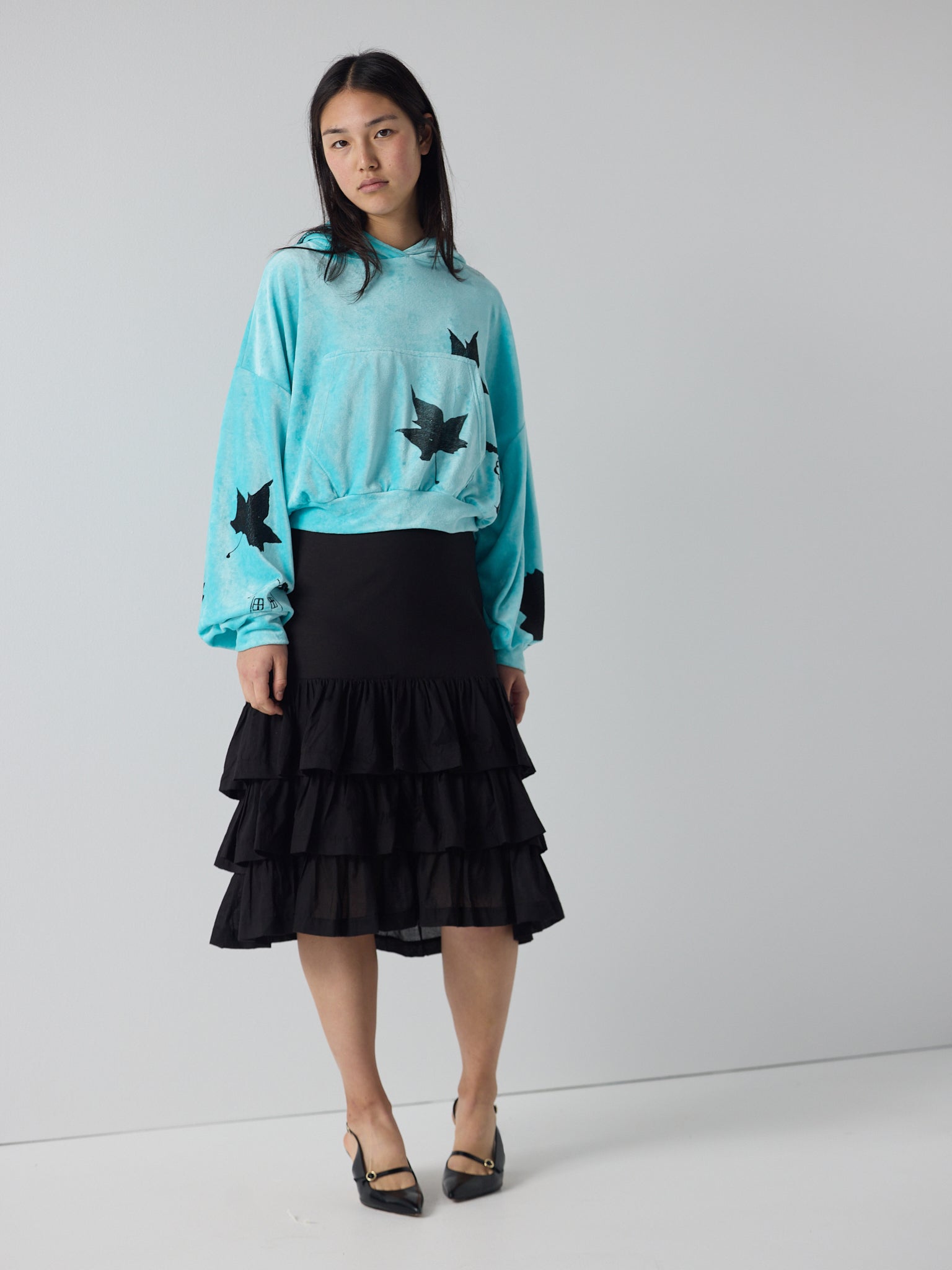 Aqua hoodie