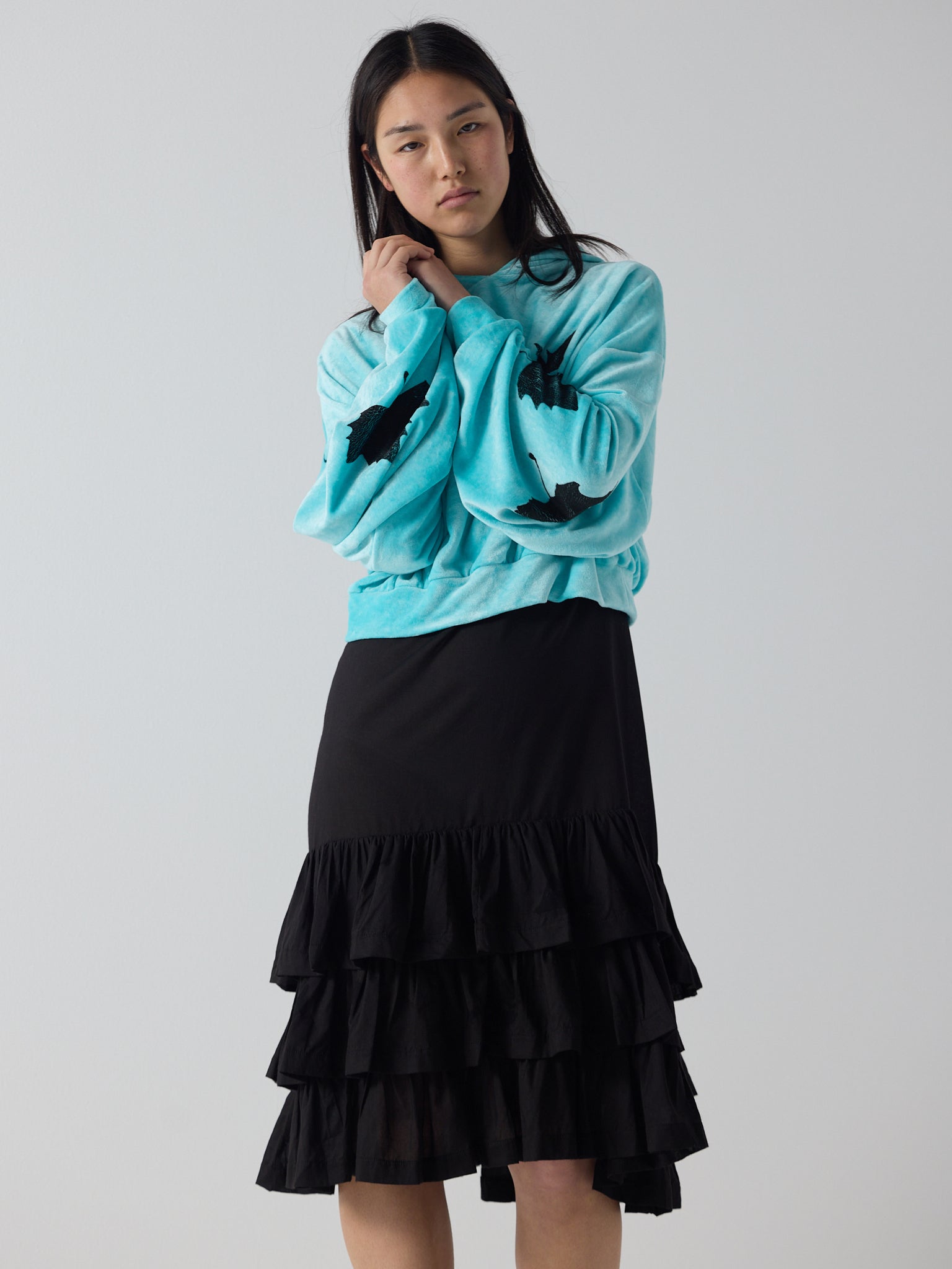 Aqua hoodie