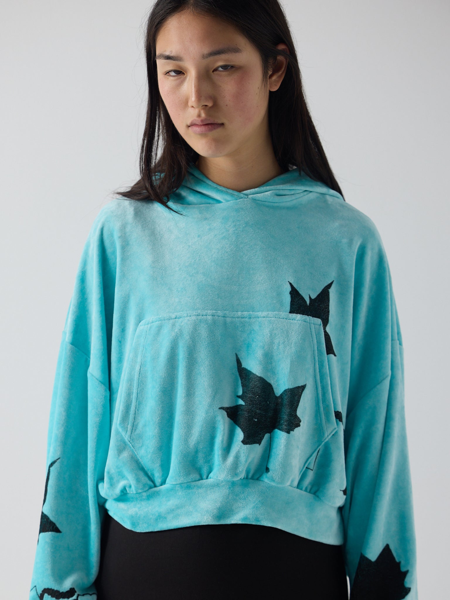 Aqua hoodie