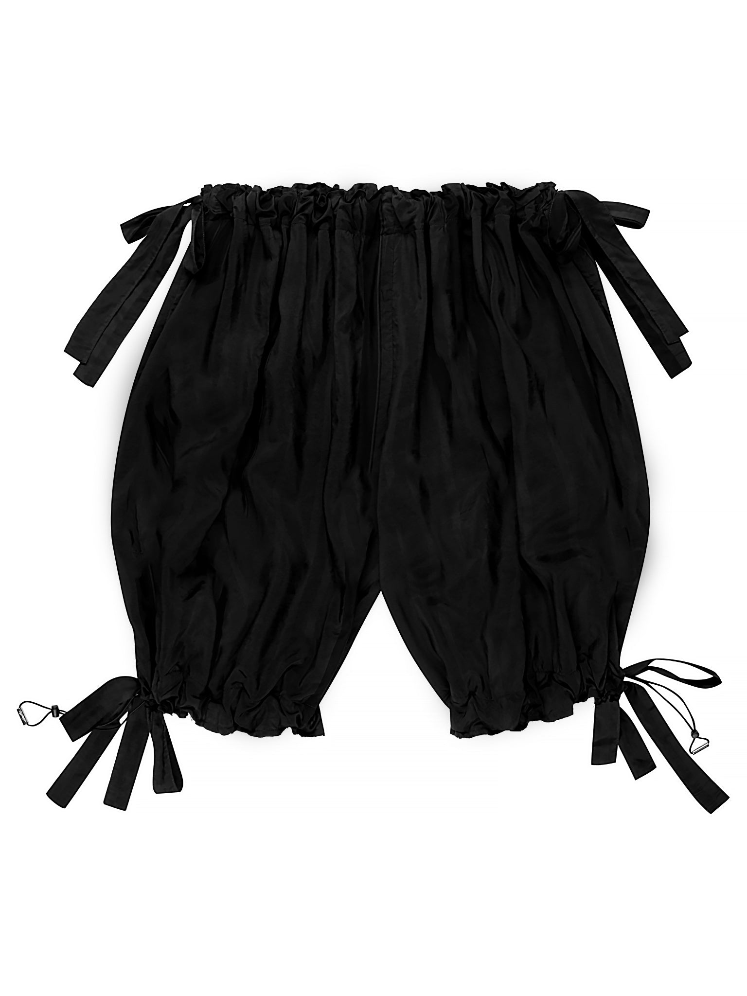 Black taffeta bloomers