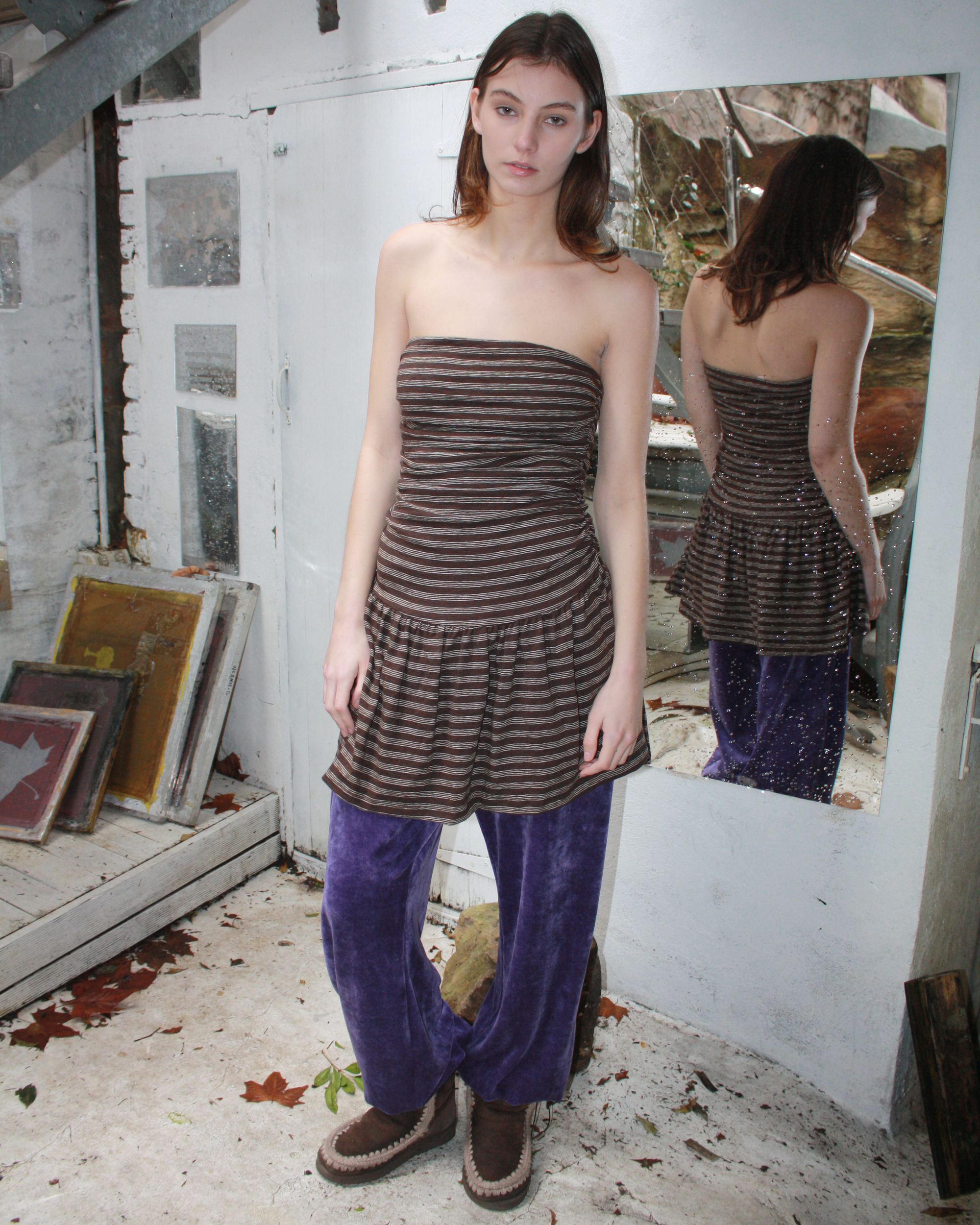Brown Bear Twist Dress