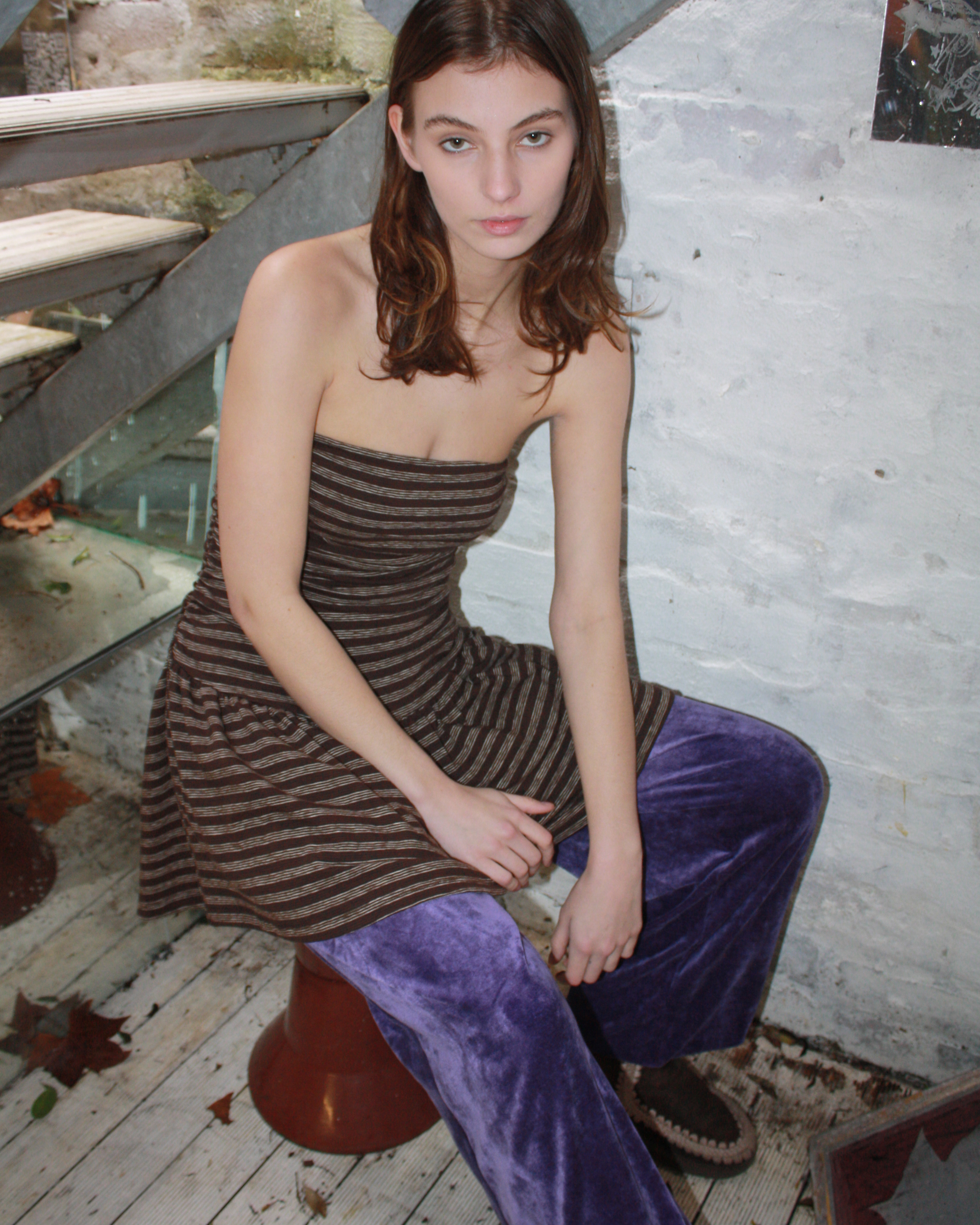 Brown Bear Twist Dress