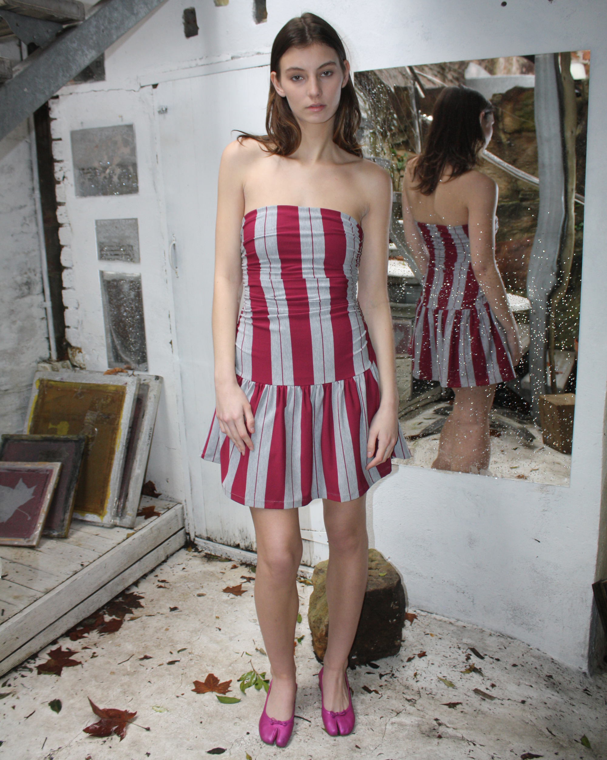 Rugby Stripe Twist Dress
