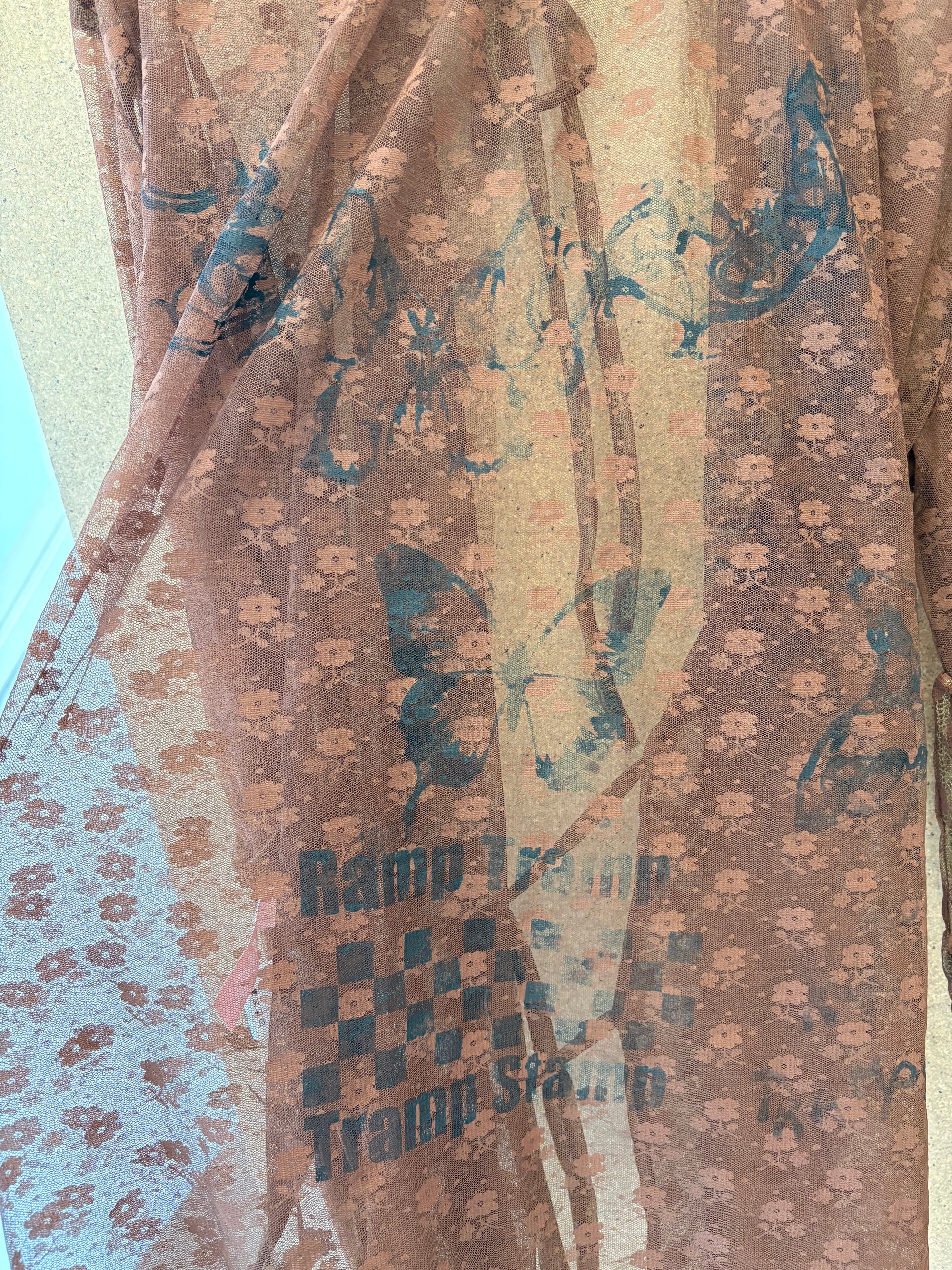 Brown Lace Blouse