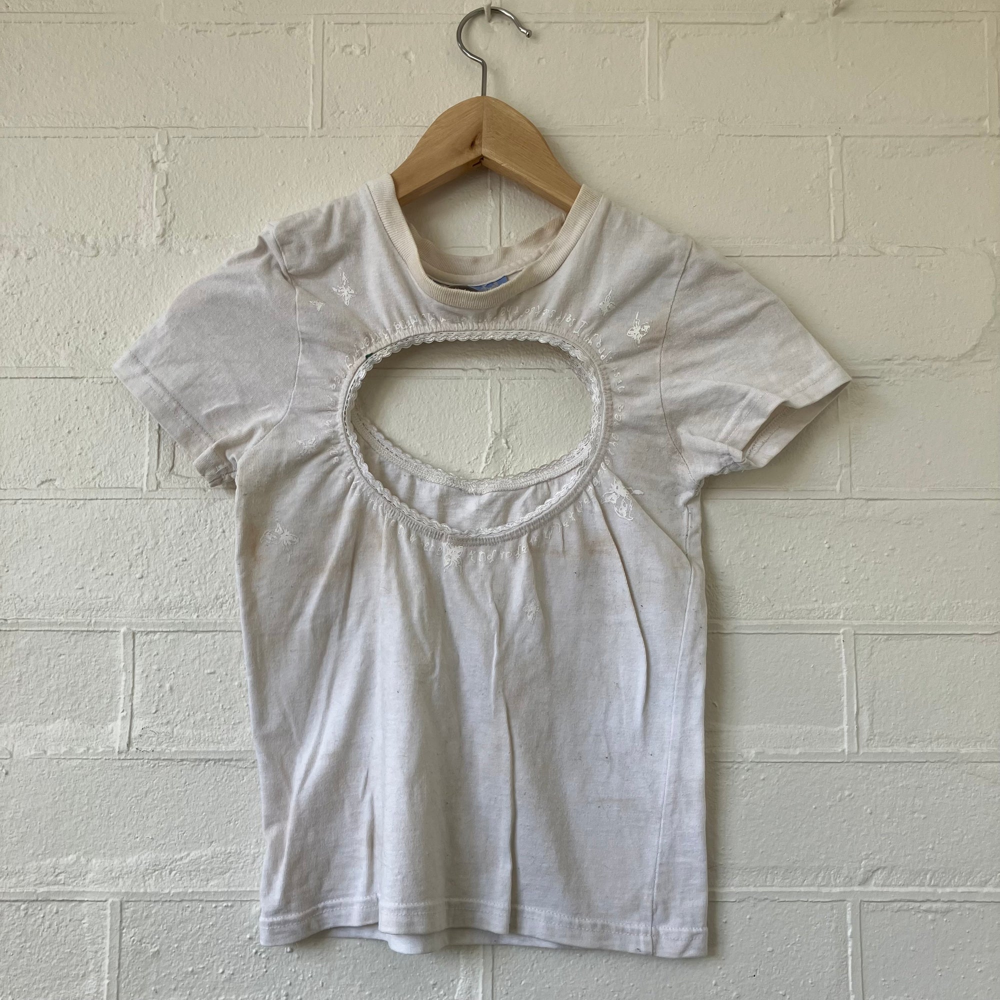 Logo removal baby tee in tea (medium)