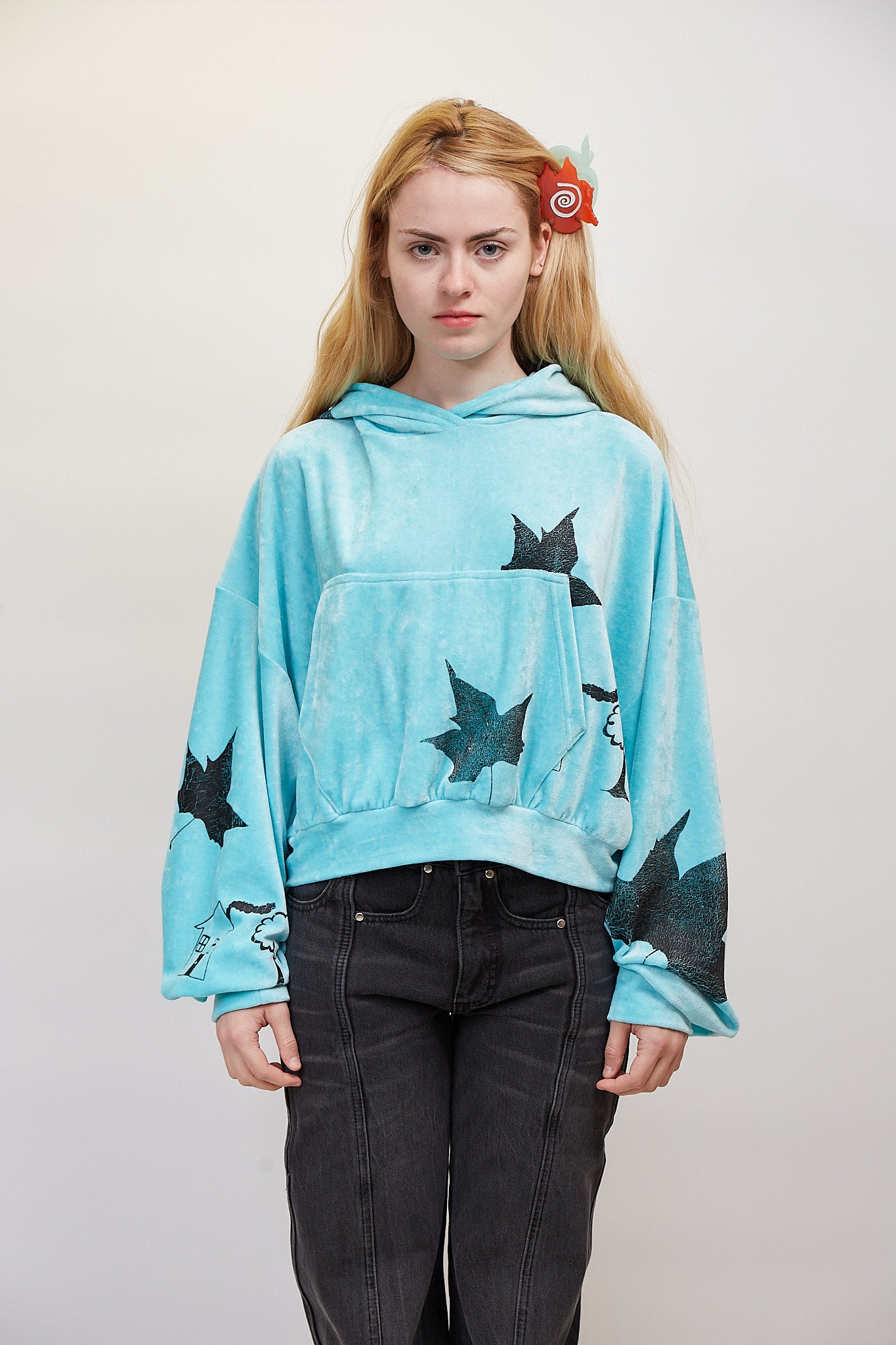 Aqua hoodie