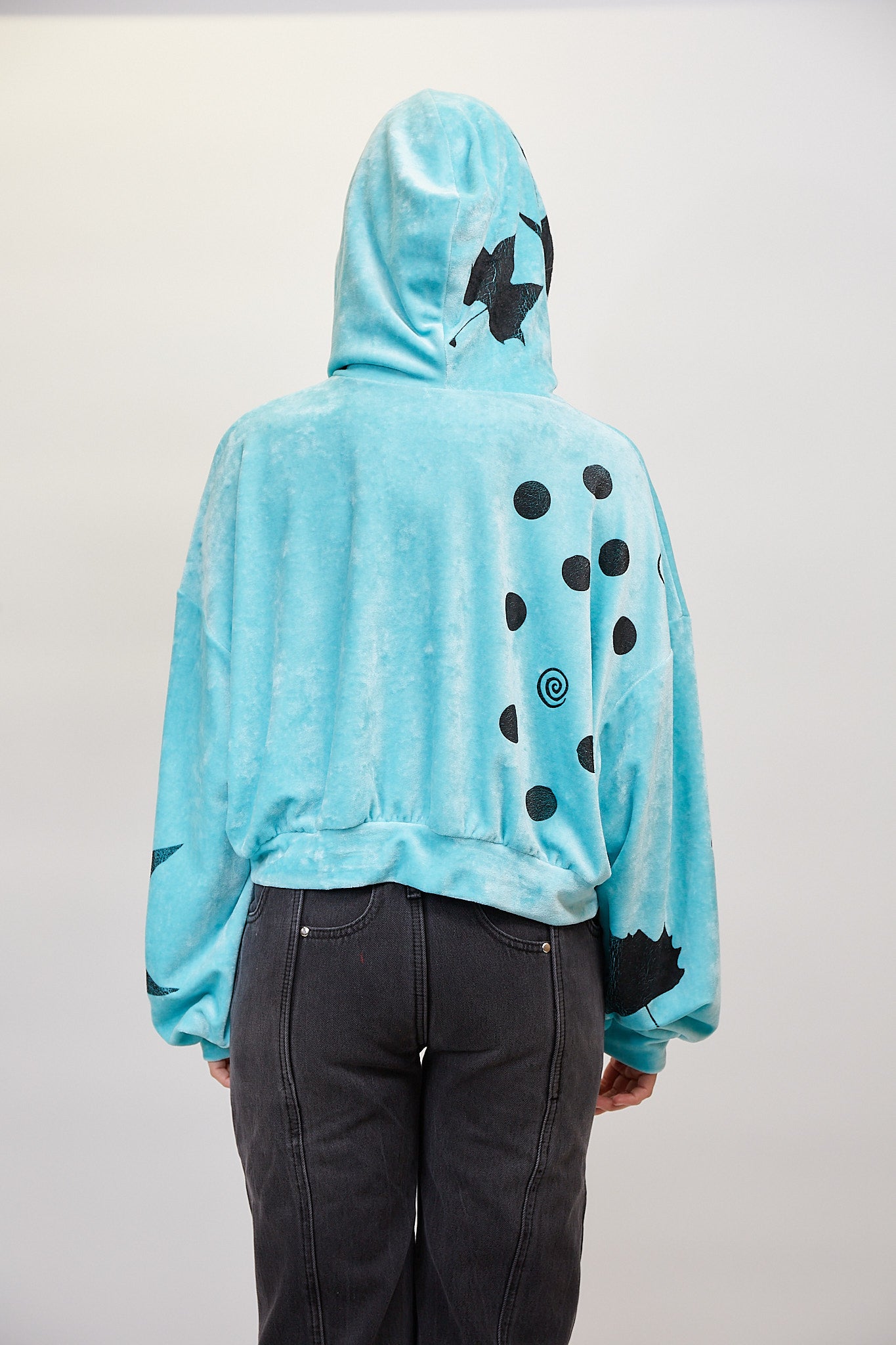 Aqua hoodie