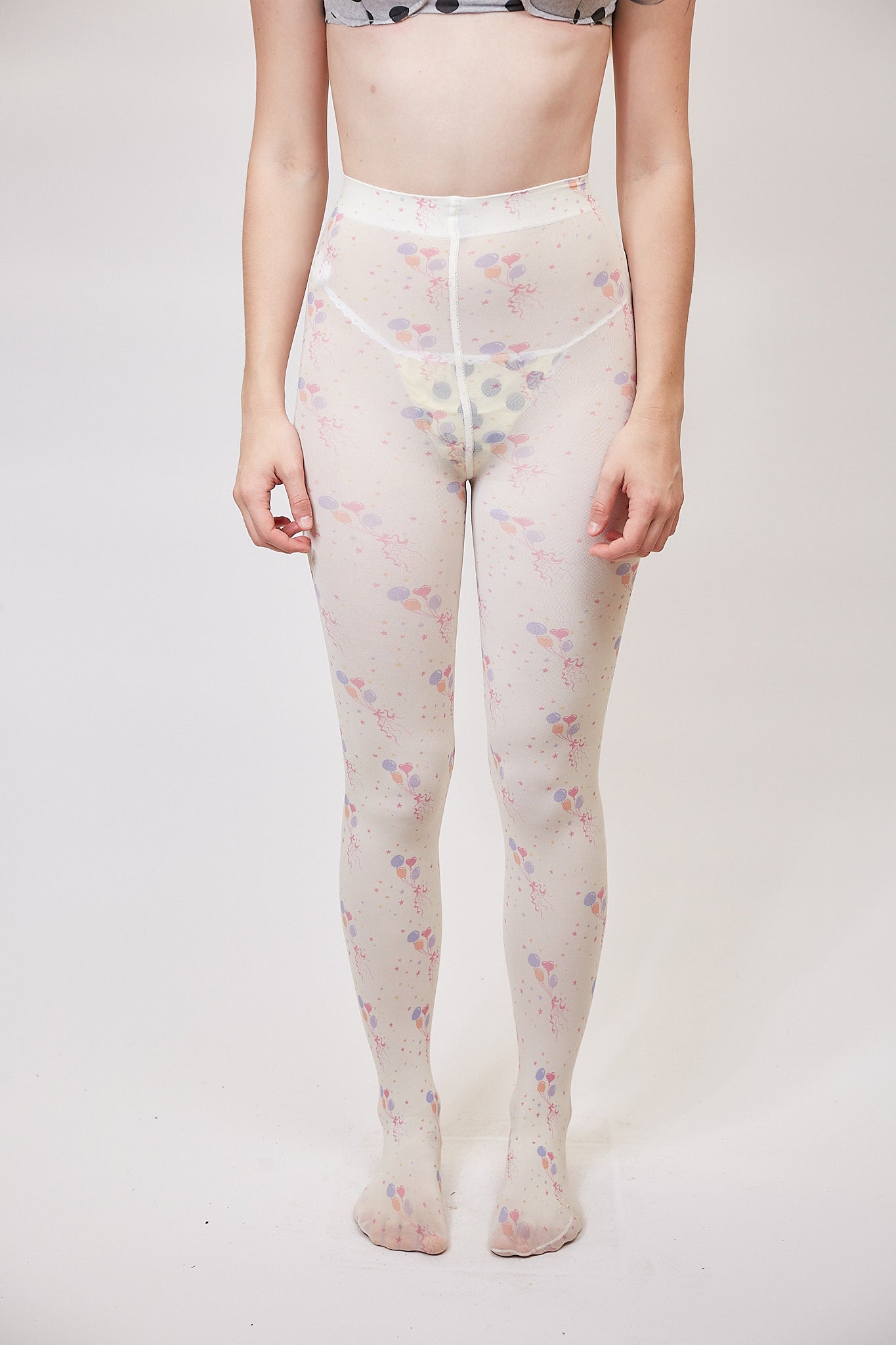 Party pantyhose in banana