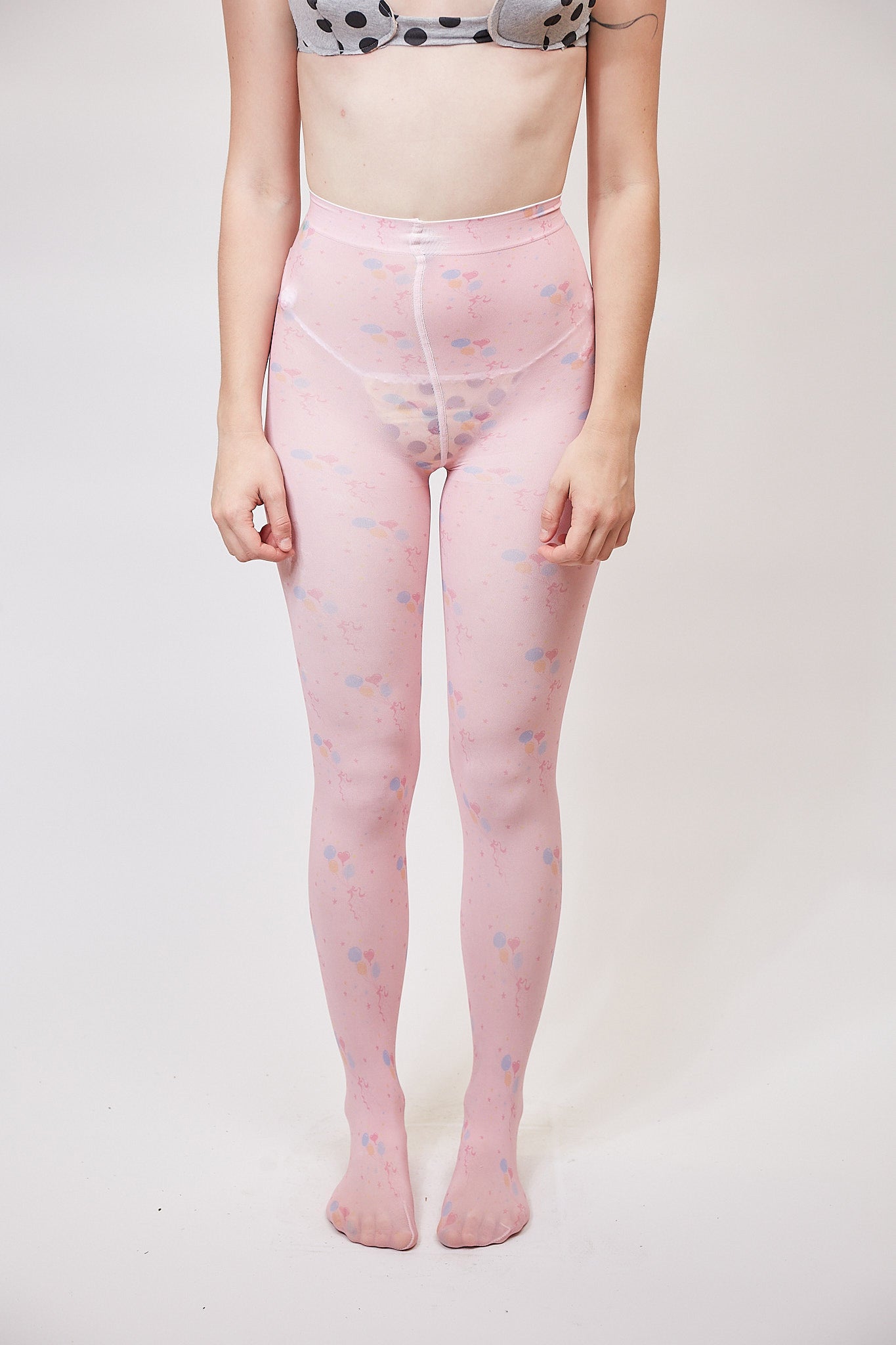 Party pantyhose in pink