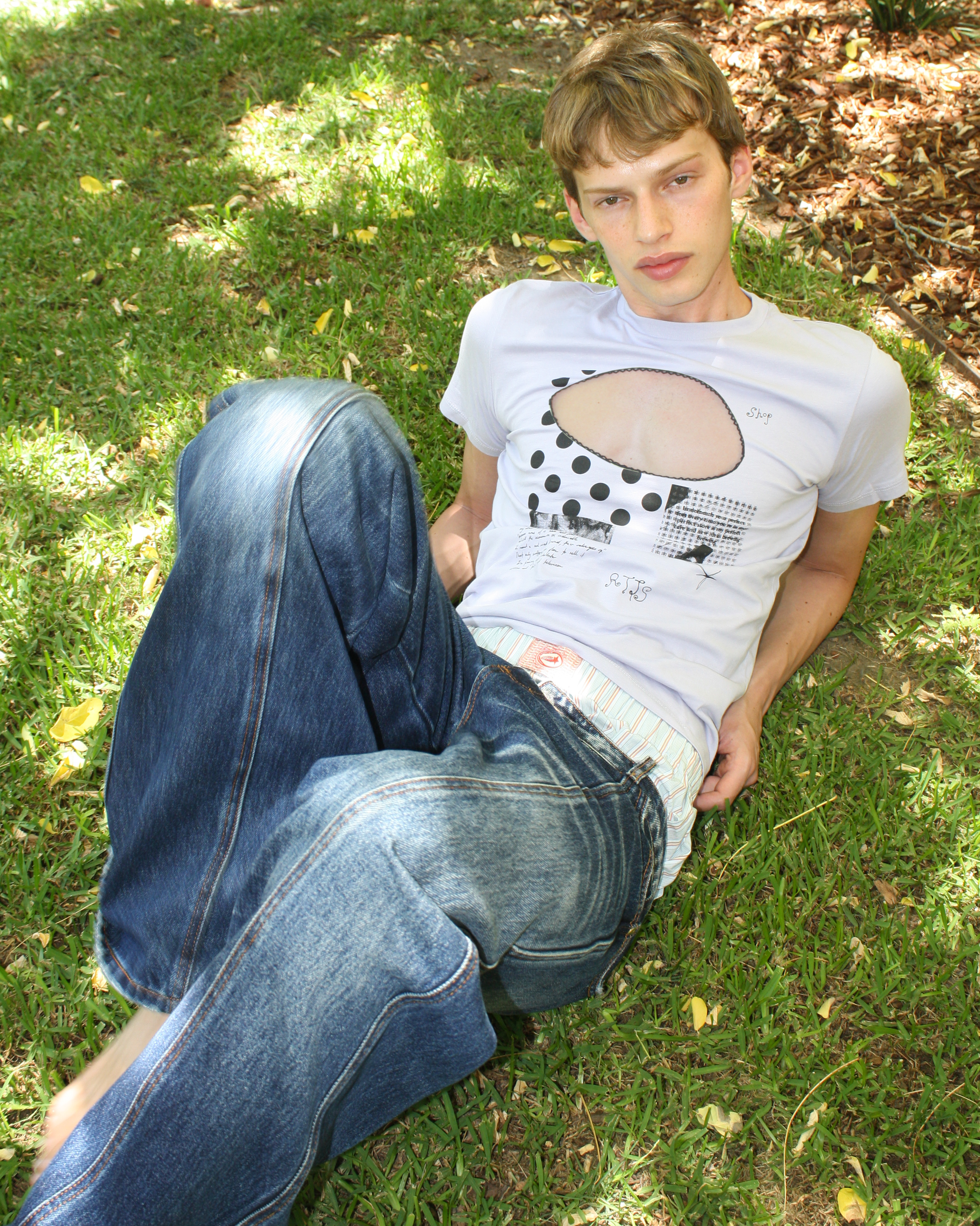 logo removal baby tee in lavender