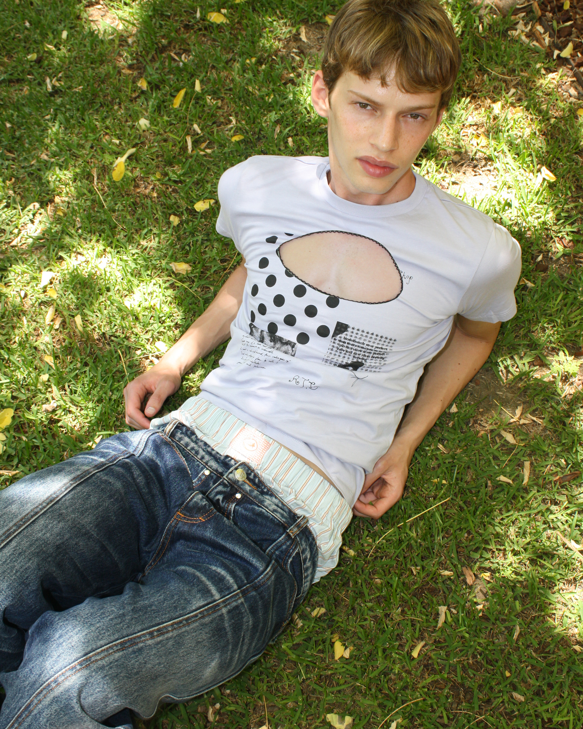 logo removal baby tee in lavender