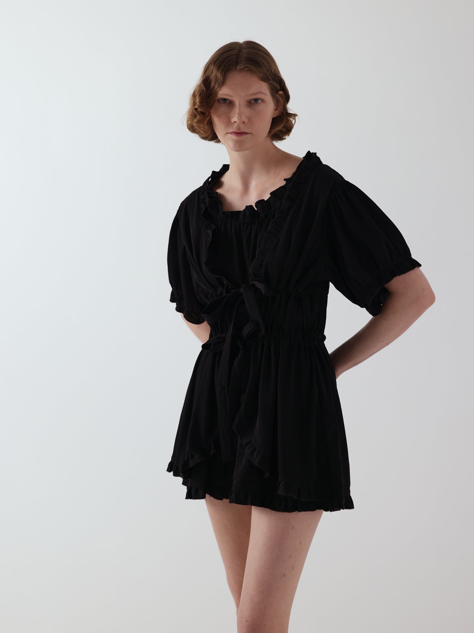 black babydoll dress