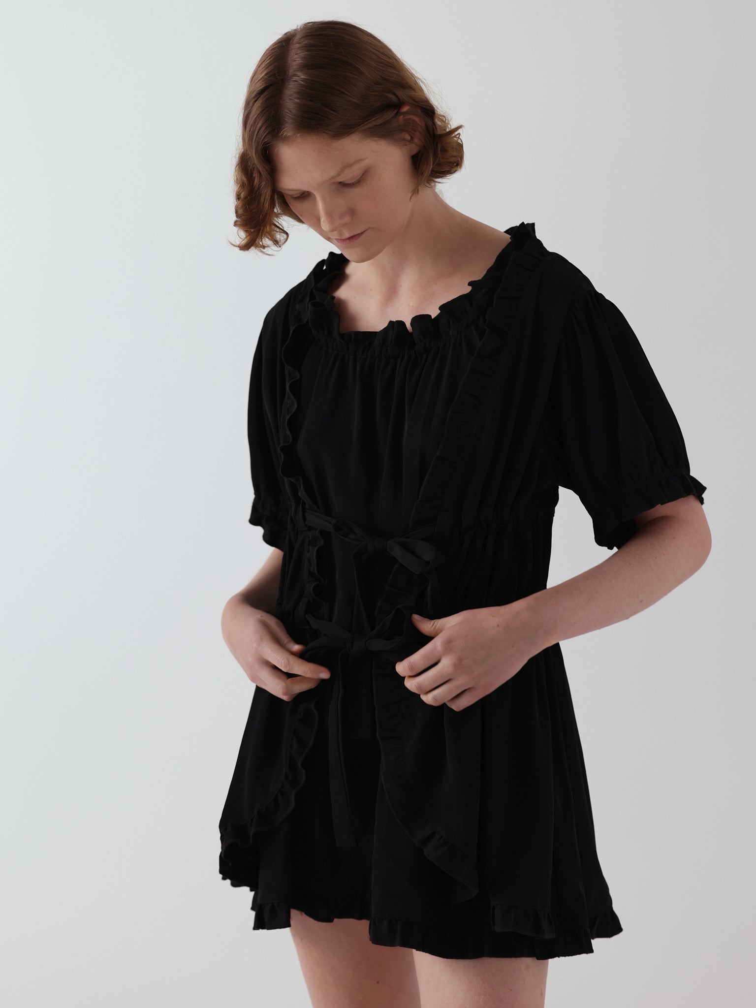 black babydoll dress