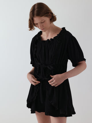babydoll dress in black
