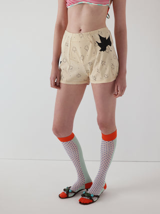 secret pocket gym shorts in sand