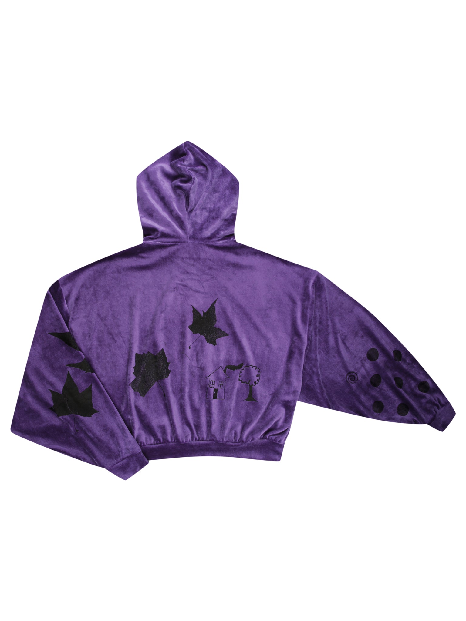 Yummy mummy hoodie in grape FIT 2