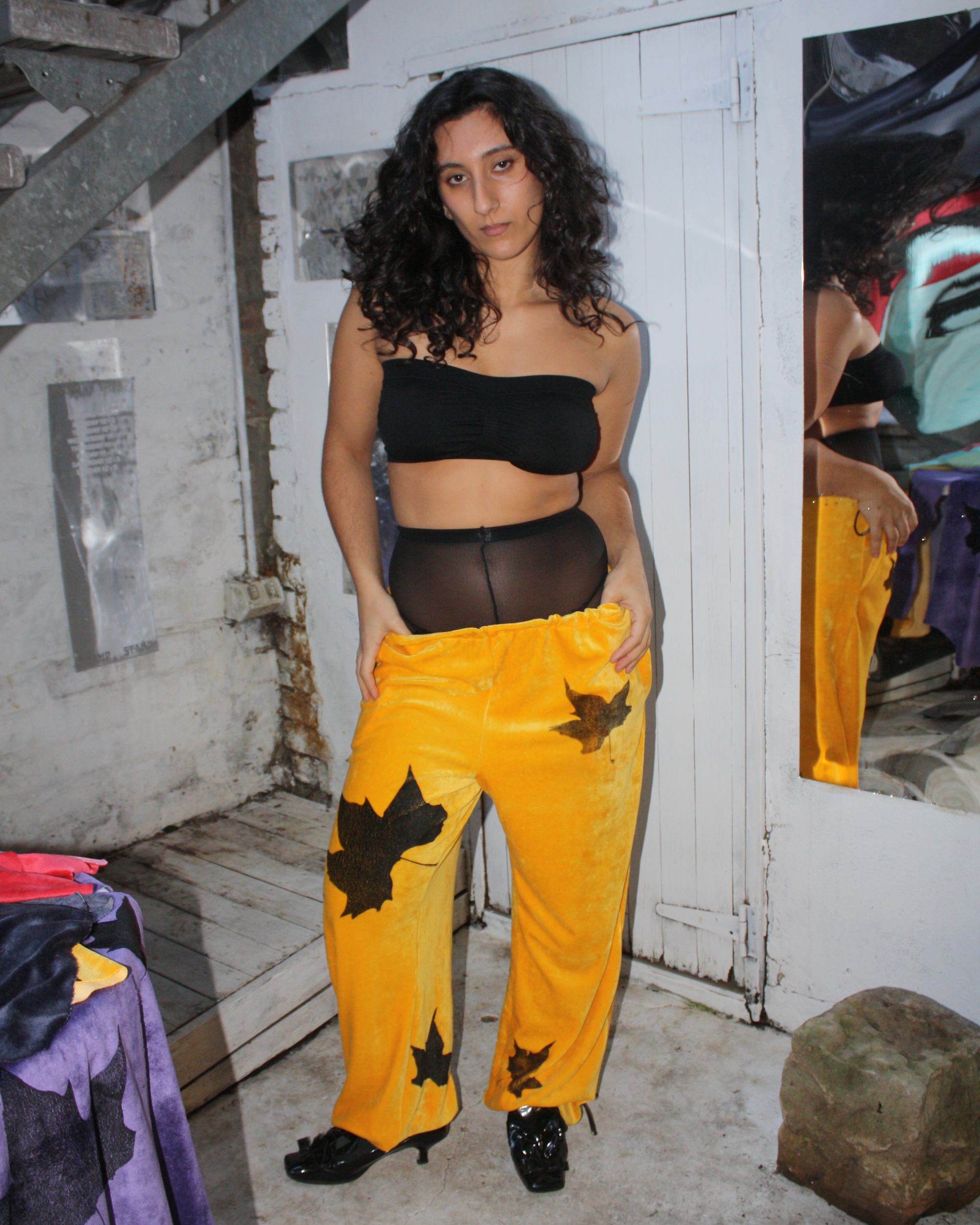 Yummy Mummy Trackpants in sunshine