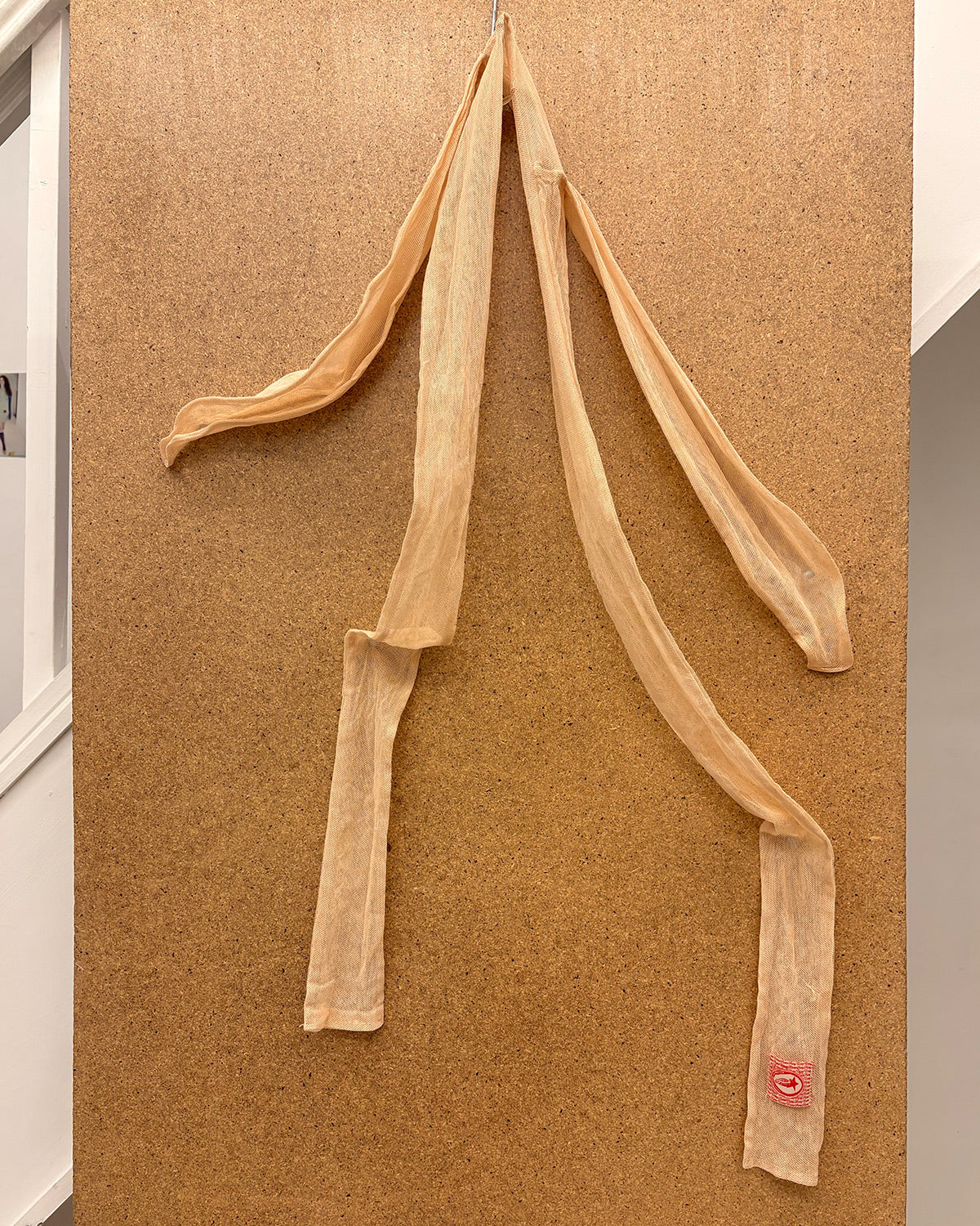 bunny ears in nude cotton mesh