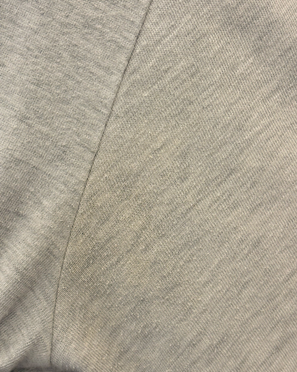 grey sample tshirt w/ elastic bust (large)