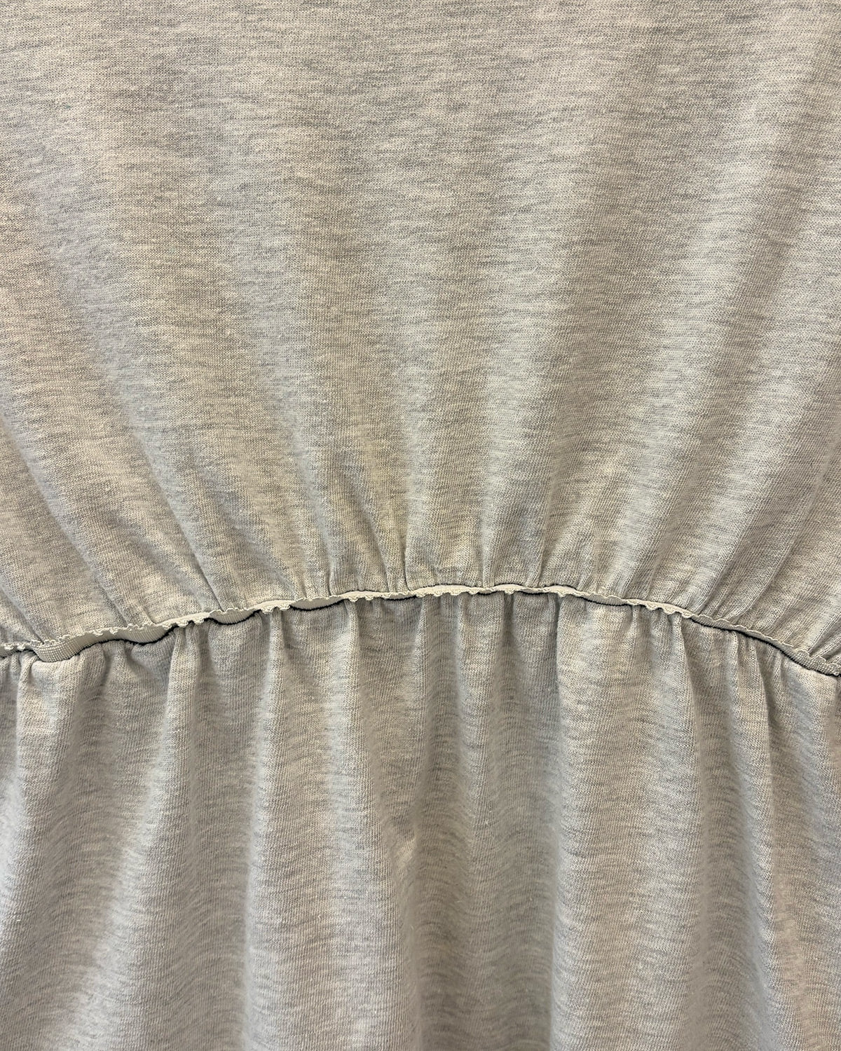 grey sample tshirt w/ elastic bust (large)