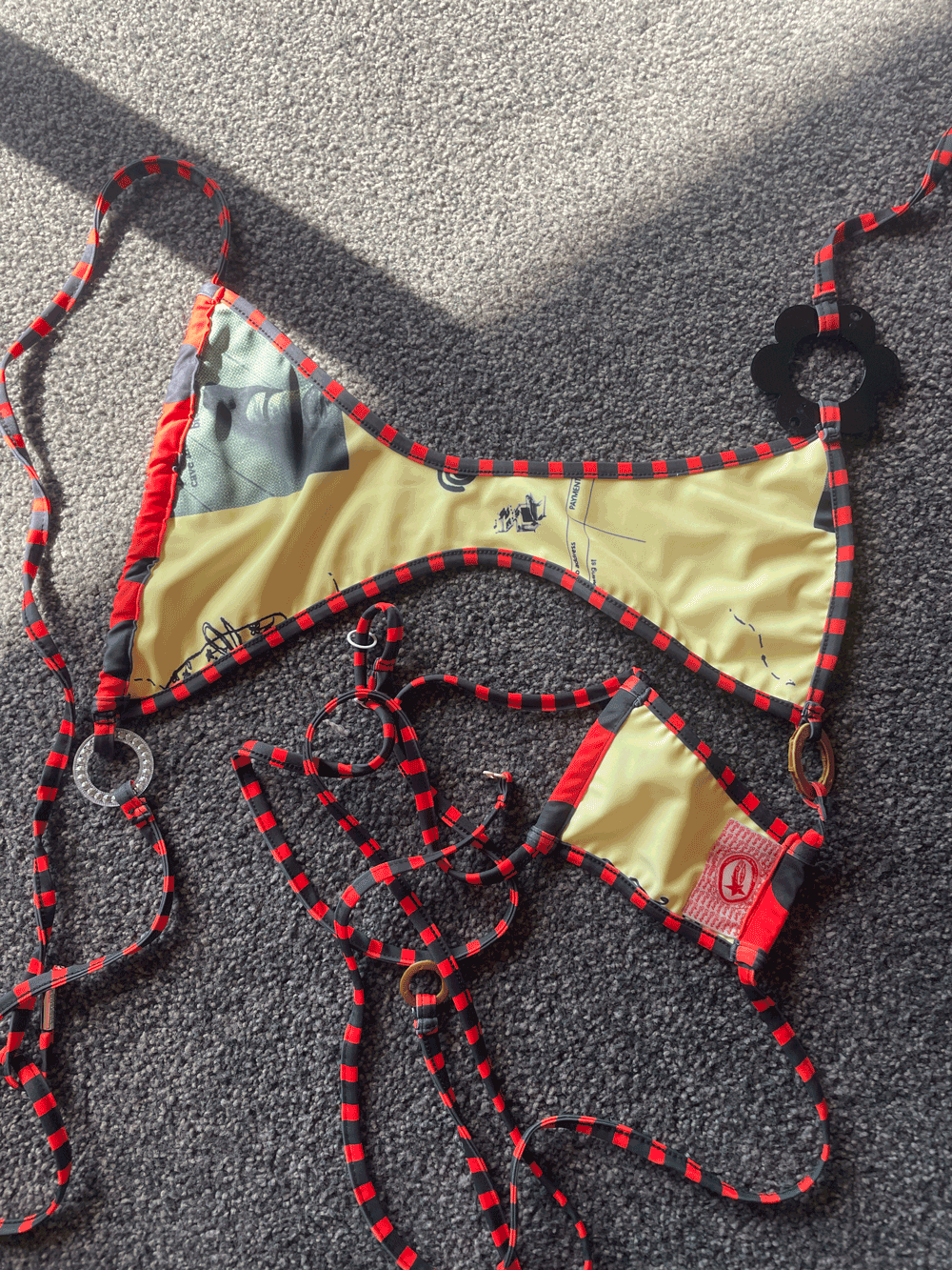 Multiway Bikini in Red/ Black/ Polka Dot (1 piece only)