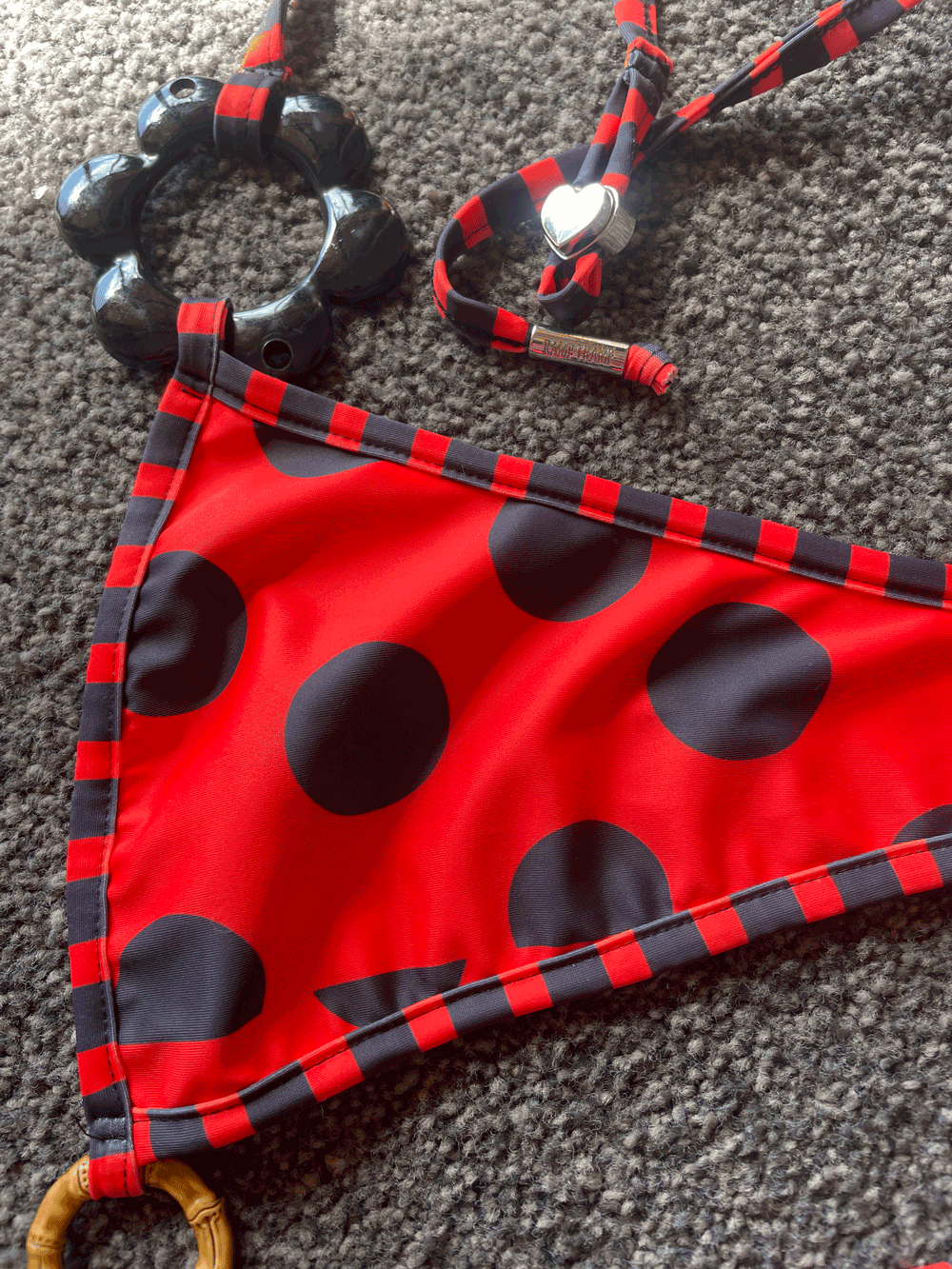 Multiway Bikini in Red/ Black/ Polka Dot (1 piece only)