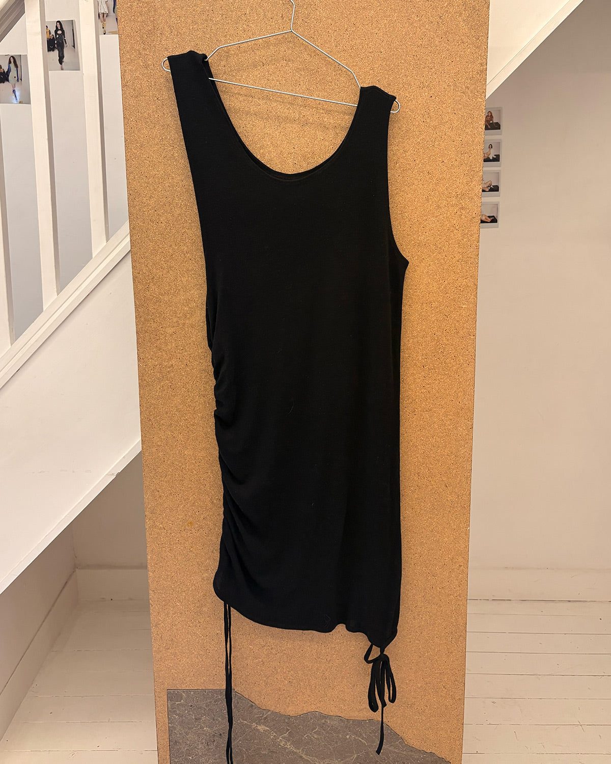 multiway tank in black merino wool FIT 2