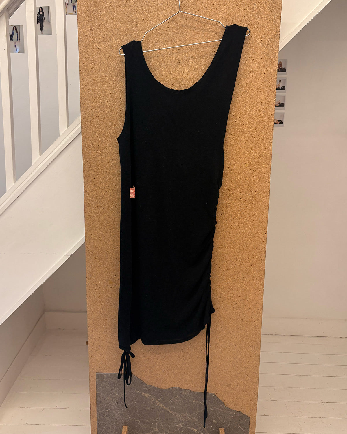 multiway tank in black merino wool FIT 2
