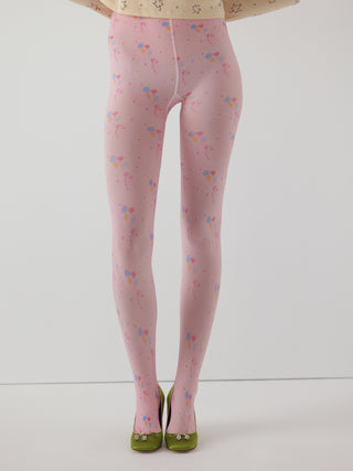 party pantyhose in pink