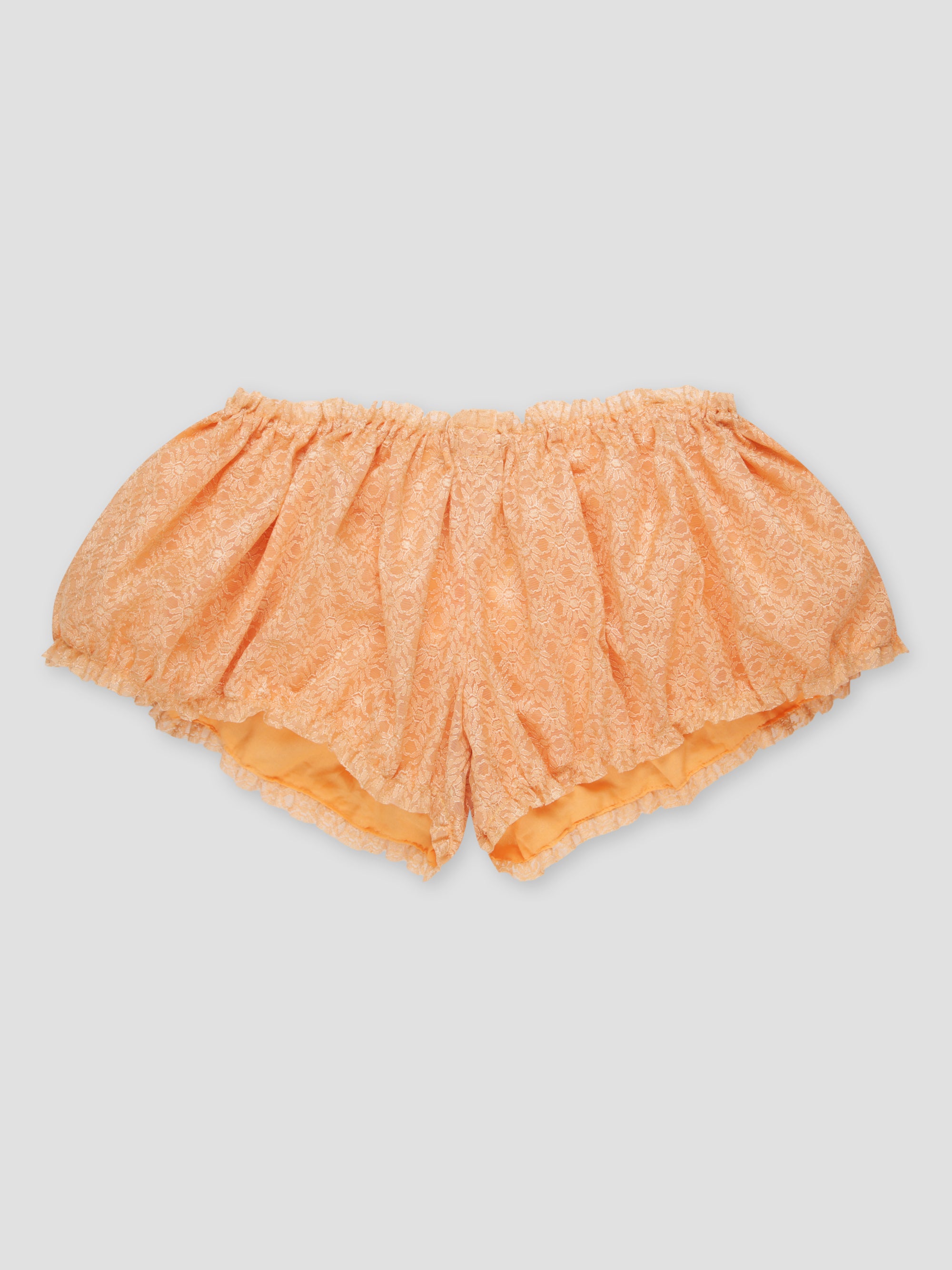Puff shorts in flower