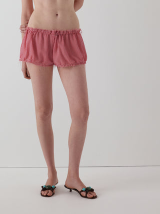 puff shorts in lolly stripe