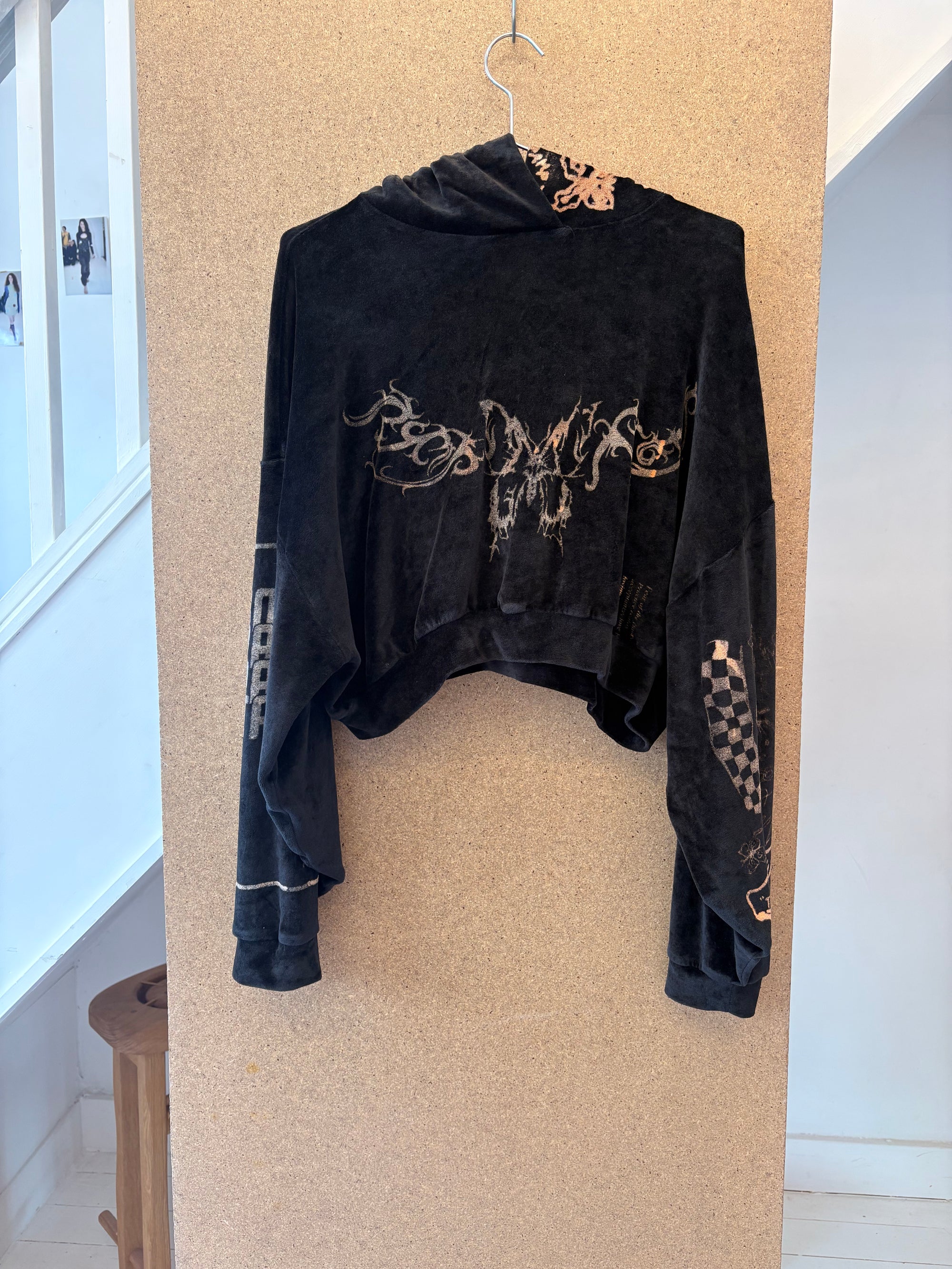 yummy mummy nadia tracksuit hoodie in black (FIT 1)