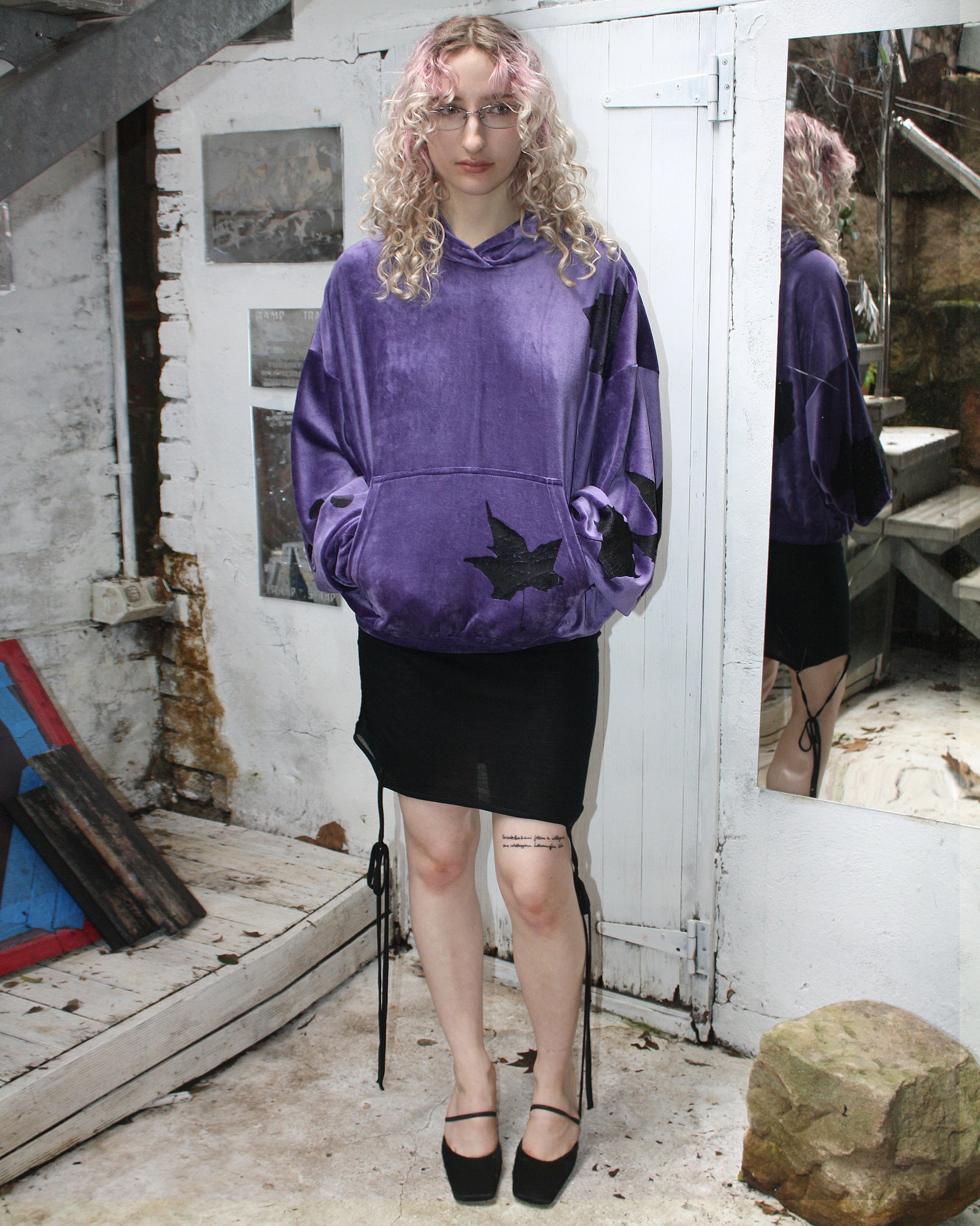 Yummy mummy hoodie in grape FIT 2