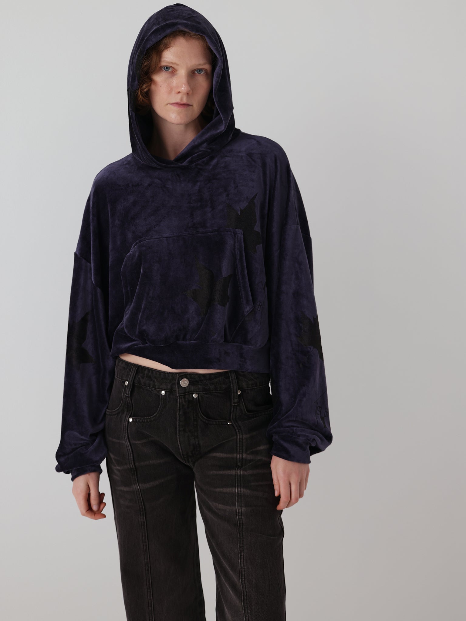 Yummy mummy hoodie in midnight