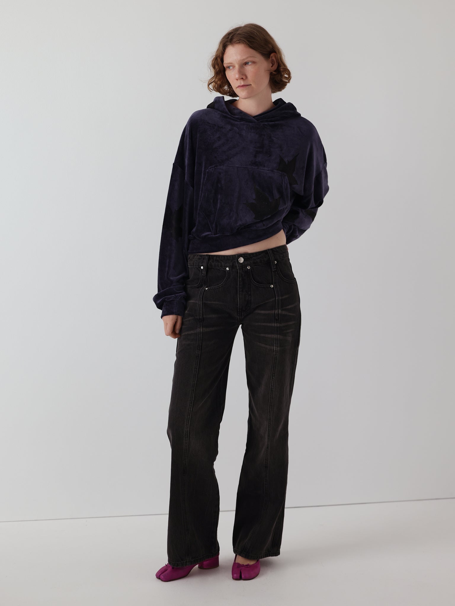 Yummy mummy hoodie in midnight