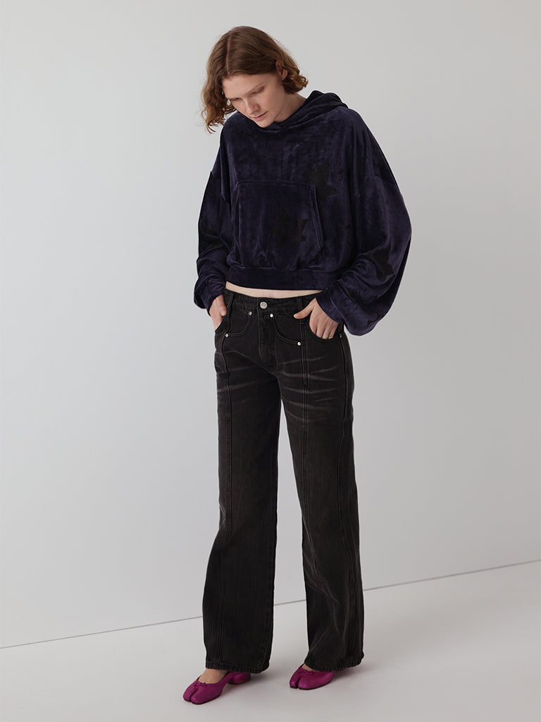 Yummy mummy hoodie in midnight