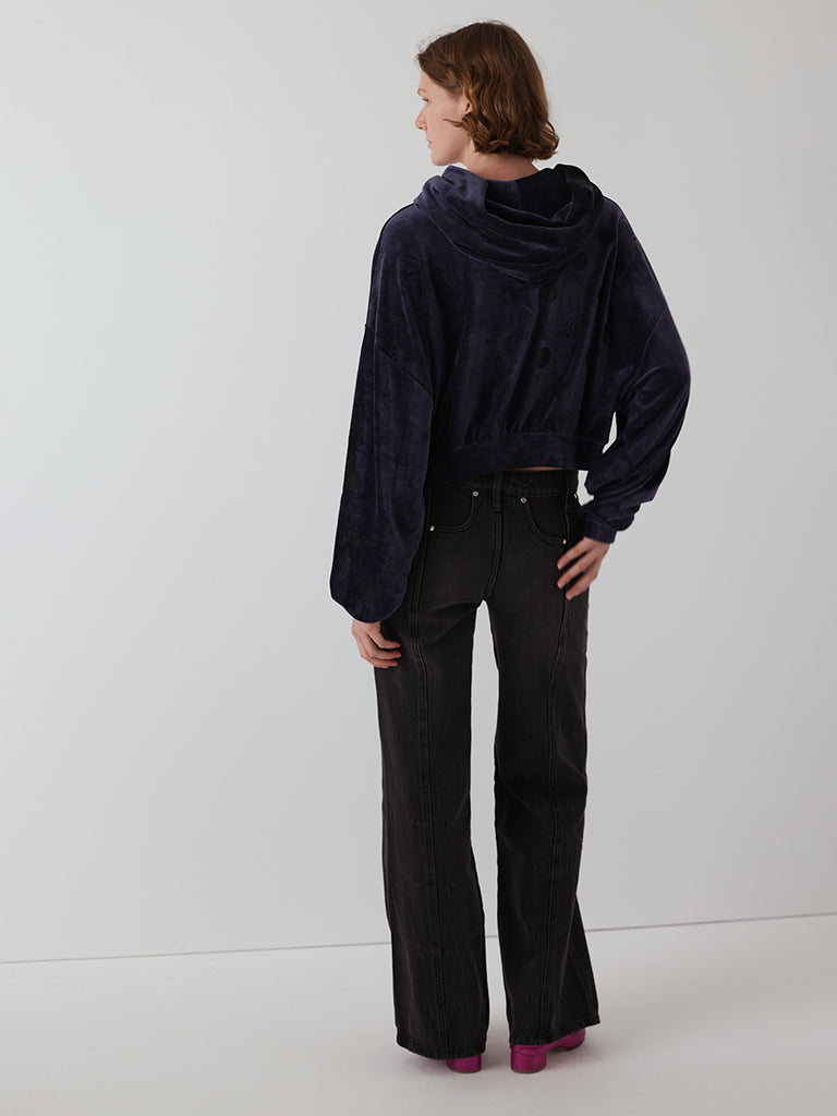 Yummy mummy hoodie in midnight